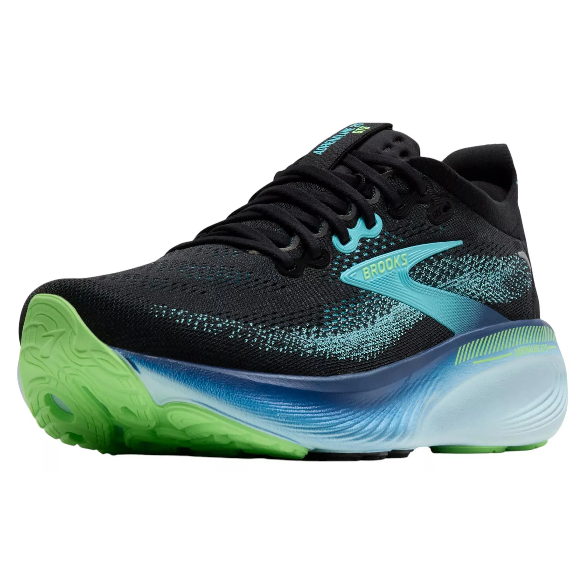 Brooks Adrenaline GTS 25 Men's Running Shoes - Black/Ipanema/Mint - Image 3