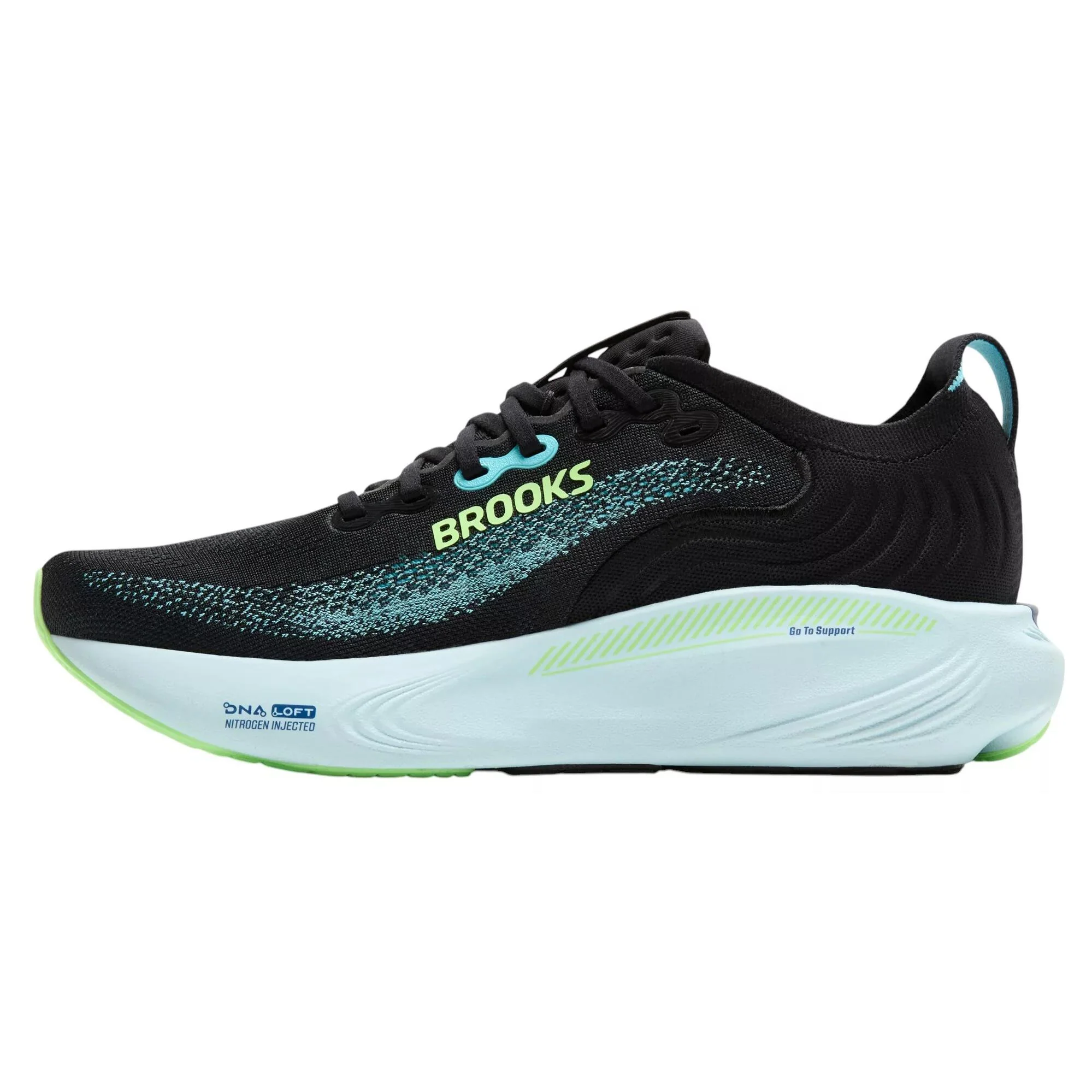 Brooks Adrenaline GTS 25 Men's Running Shoes - Black/Ipanema/Mint - Image 4