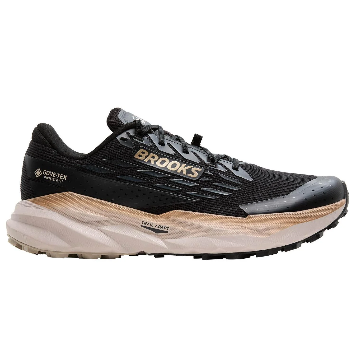 Brooks Cascadia 19 GTX Men's Running Shoes - Black/Ebony/Grey