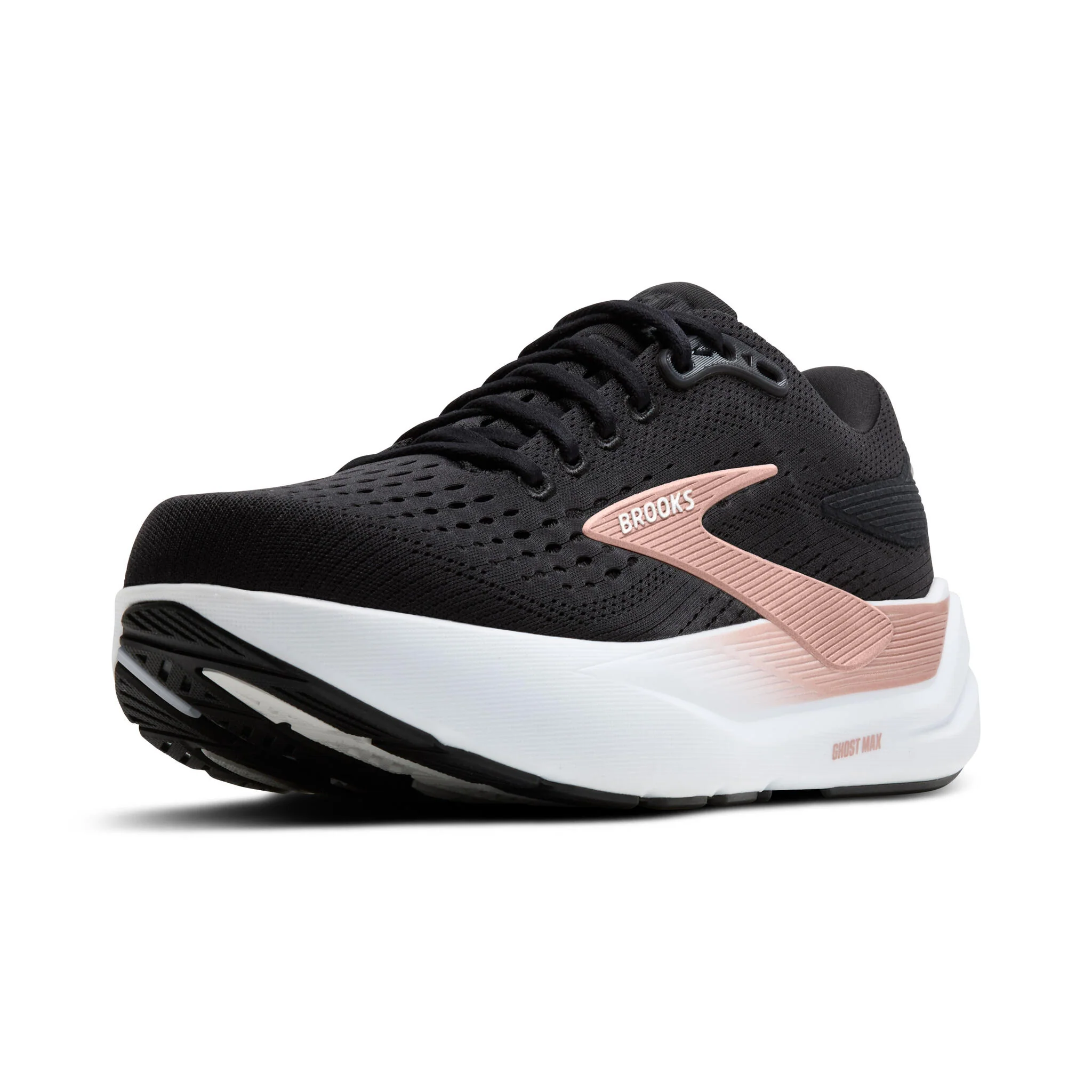 Brooks Ghost Max 3 Women's Running Shoes - Black/Rose Gold - Image 4