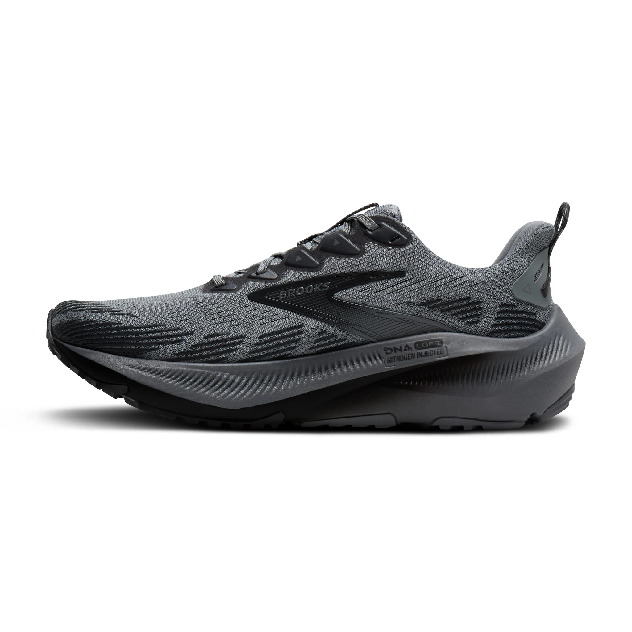 Brooks Ghost Trail Men's Running Shoes - Gray/Gray/Pearl - Image 4