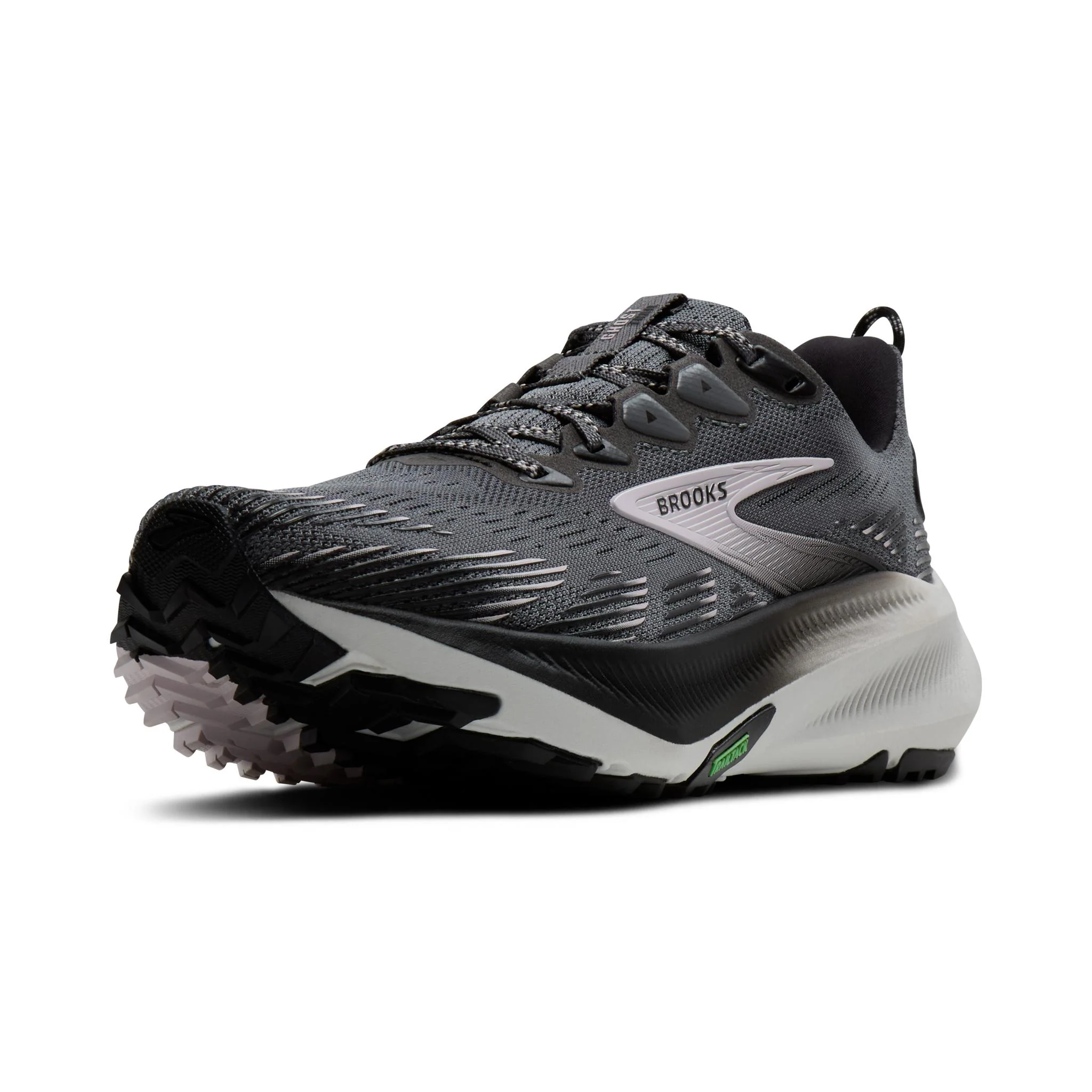Brooks Ghost Trail Women's Running Shoes - Poppy Seed/Black/Pink - Image 3