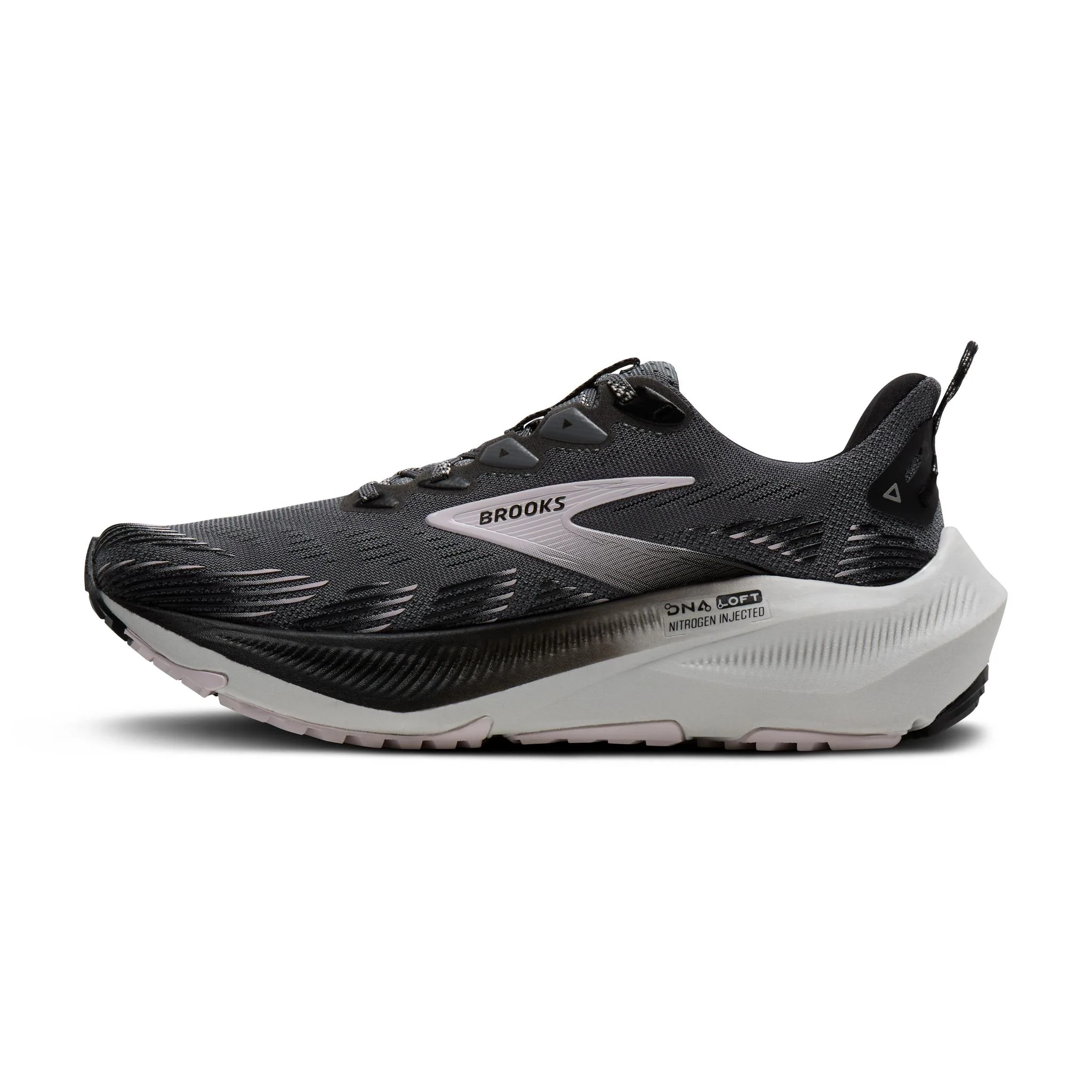 Brooks Ghost Trail Women's Running Shoes - Poppy Seed/Black/Pink - Image 4