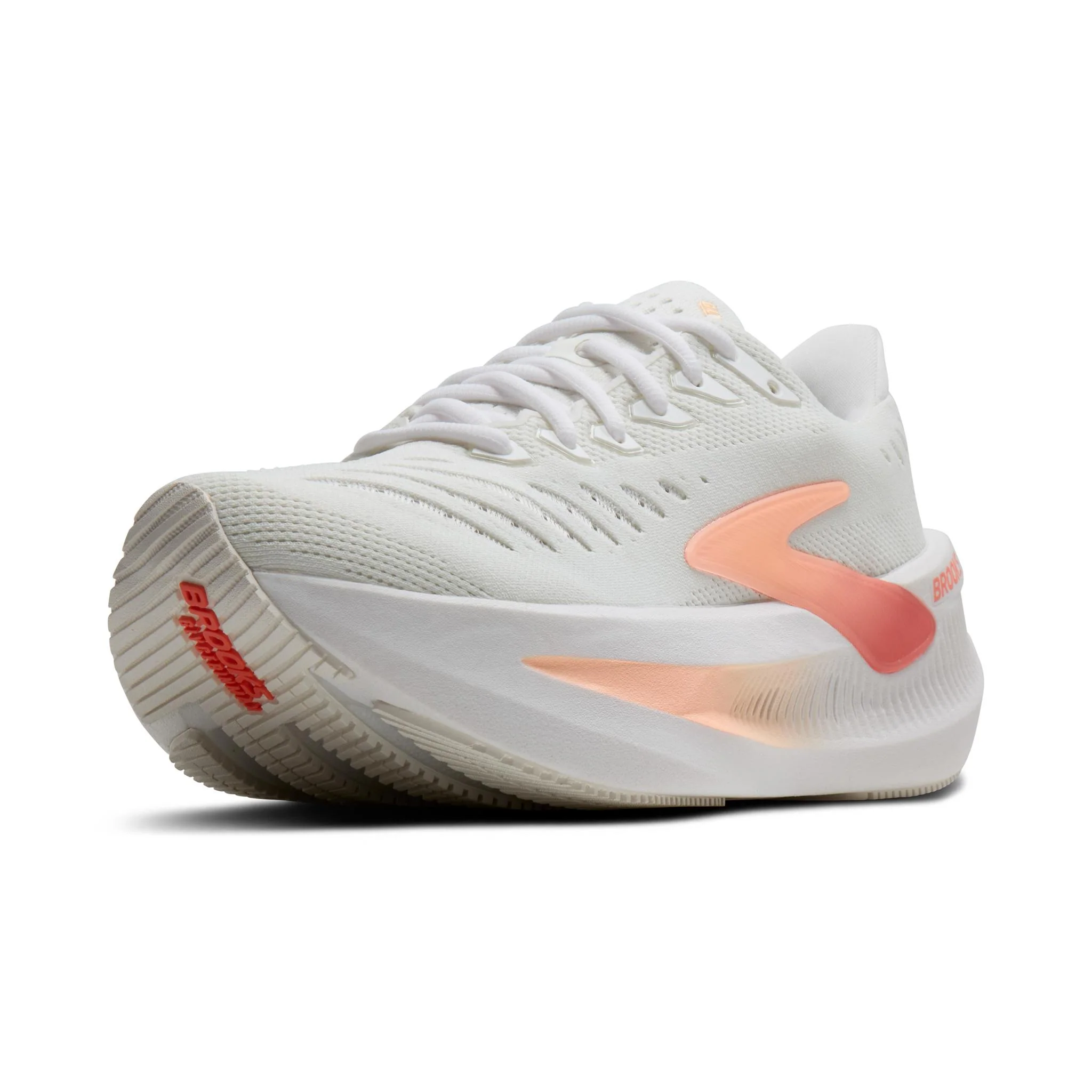 Brooks Glycerin Max 2 Women's Running Shoes - White/Coral/Peach - Image 3