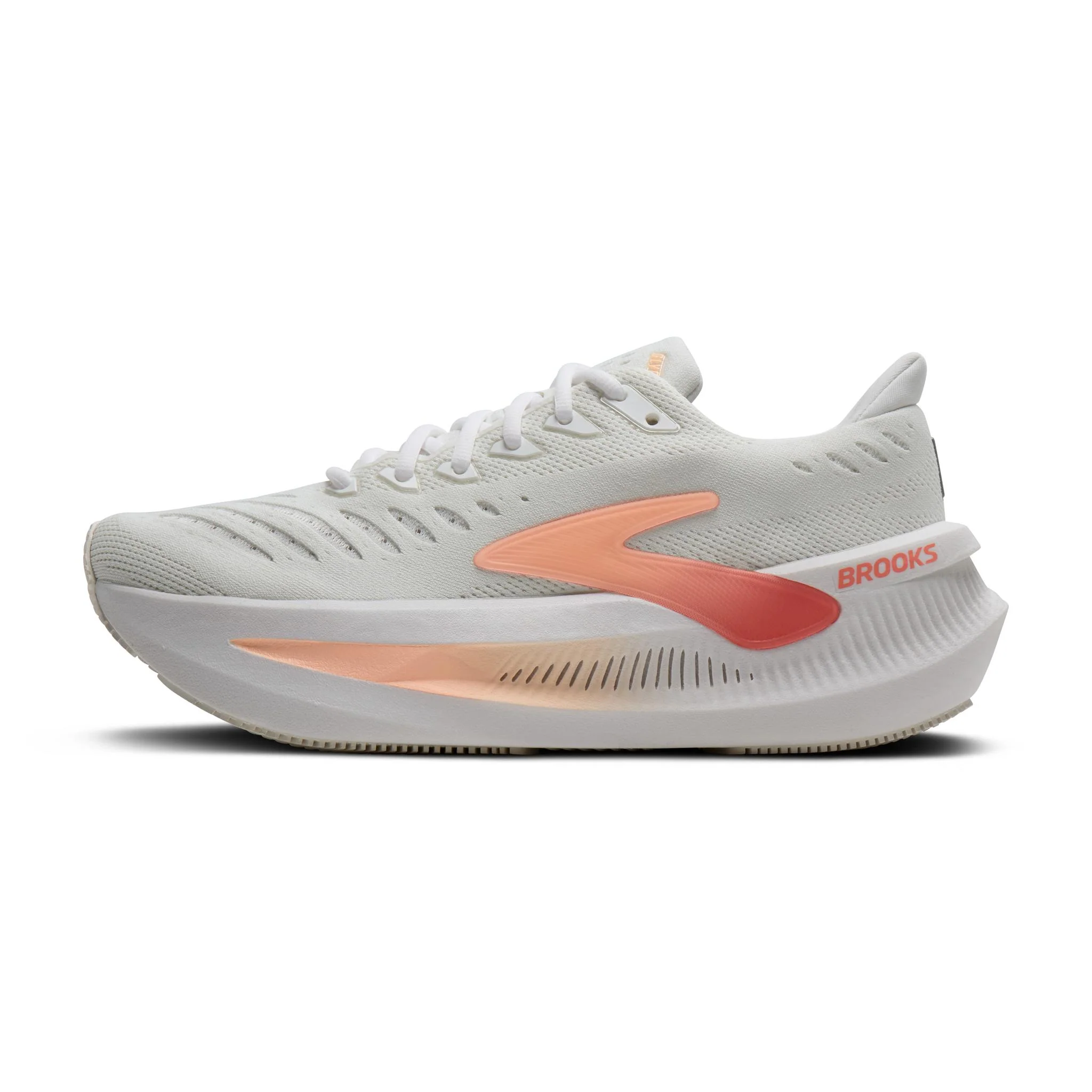 Brooks Glycerin Max 2 Women's Running Shoes - White/Coral/Peach - Image 4