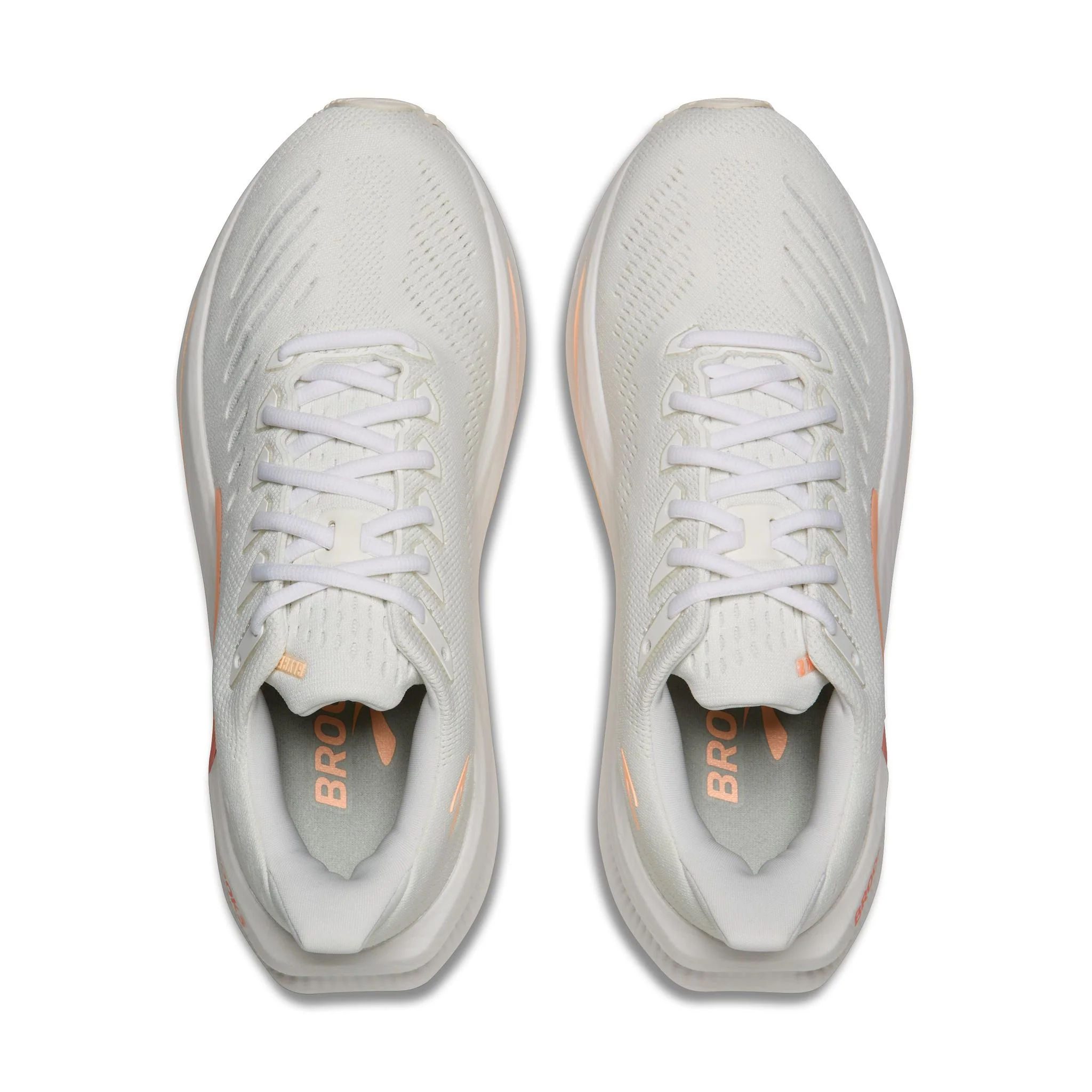 Brooks Glycerin Max 2 Women's Running Shoes - White/Coral/Peach - Image 6