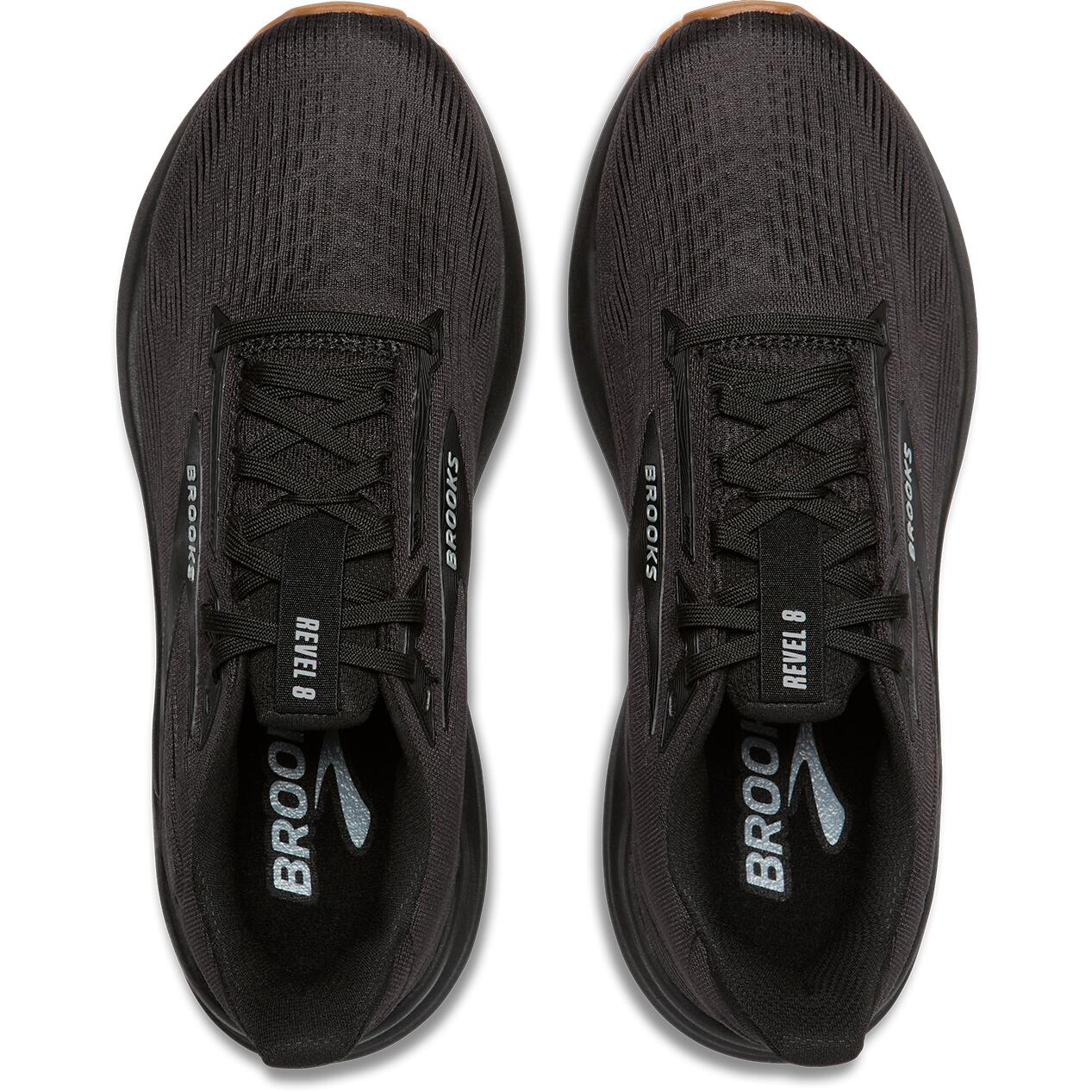 Brooks Revel 8 Men's Running Shoes - Black/Black - Image 6