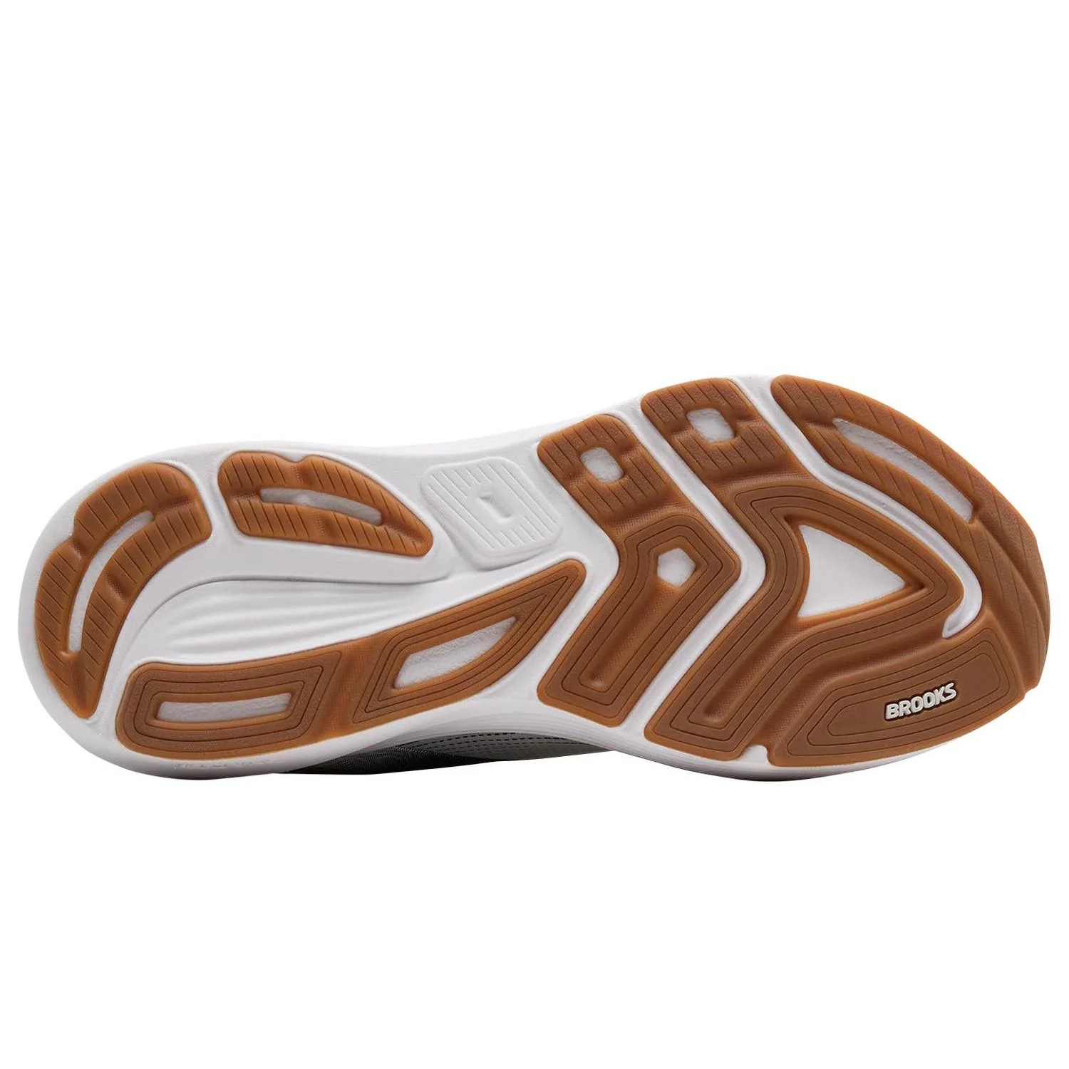 Brooks Revel 8 Men's Running Shoes - White/Black/Oak Buff - Image 4