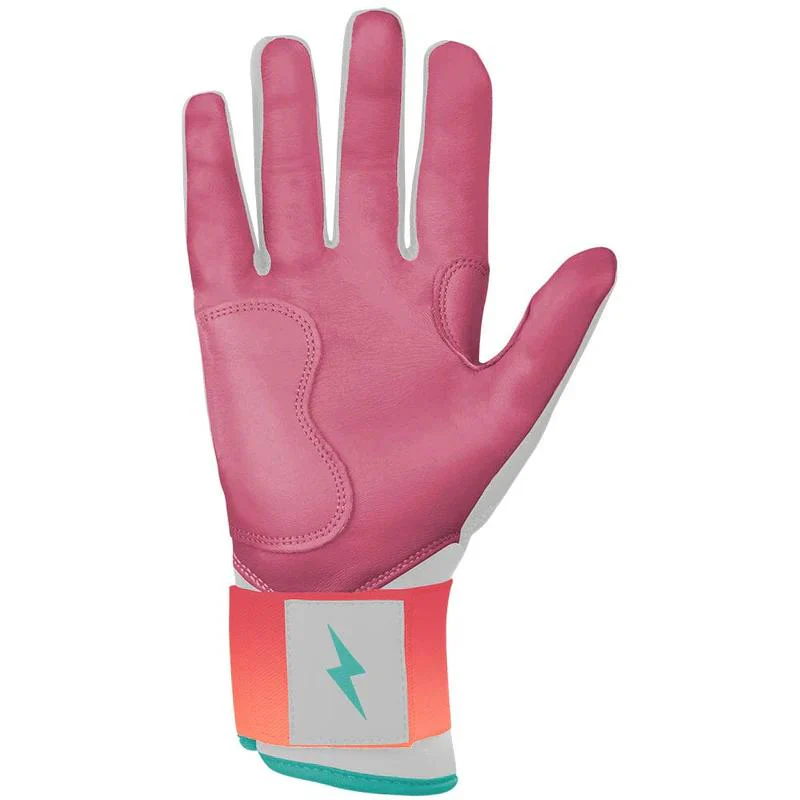 Bruce Bolt Creator Series Long Cuff Baseball Batting Gloves - Image 9
