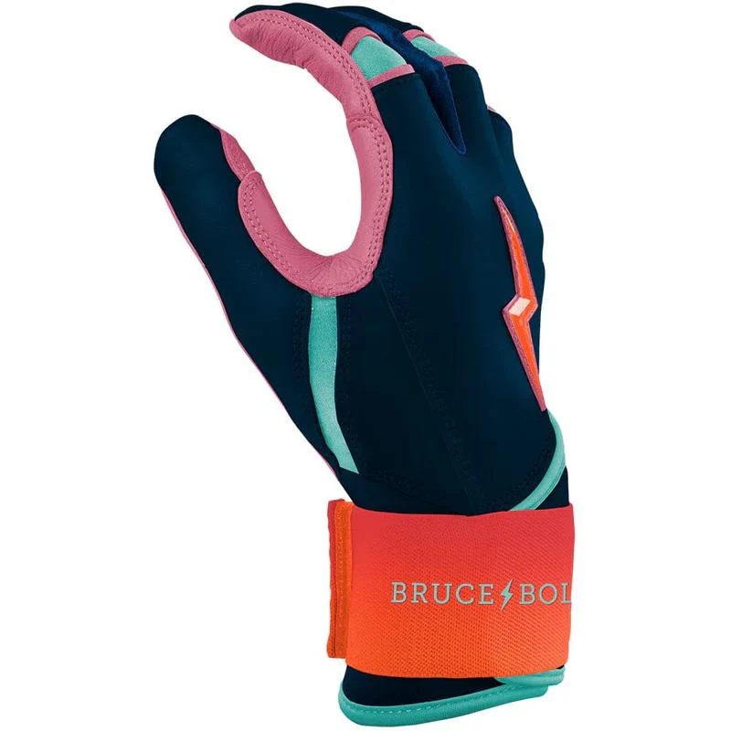 Bruce Bolt Creator Series Long Cuff Youth Baseball Batting Gloves - Image 2
