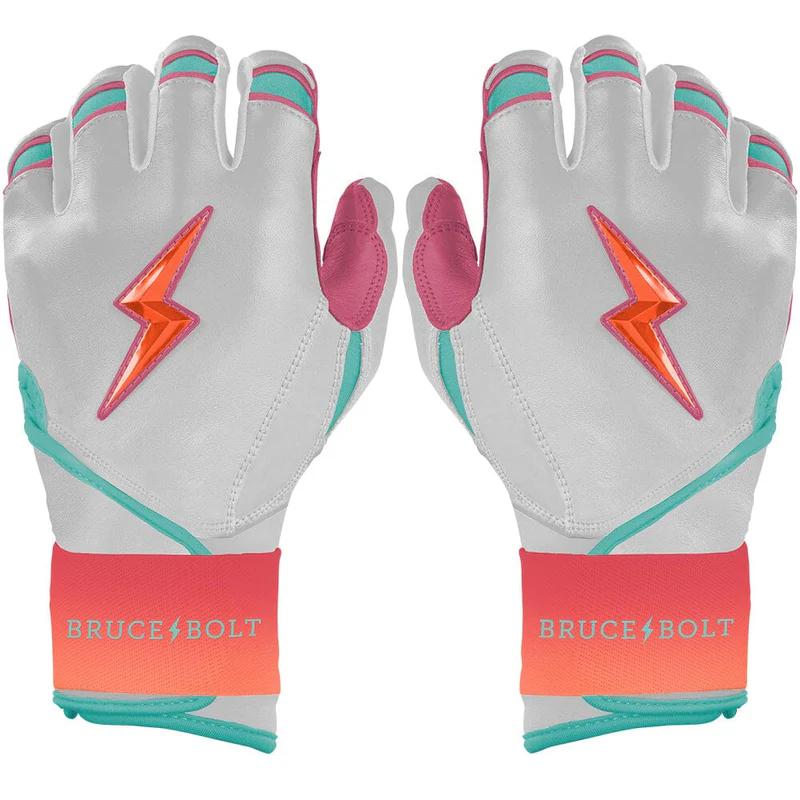 Bruce Bolt Creator Series Long Cuff Youth Baseball Batting Gloves - Image 4