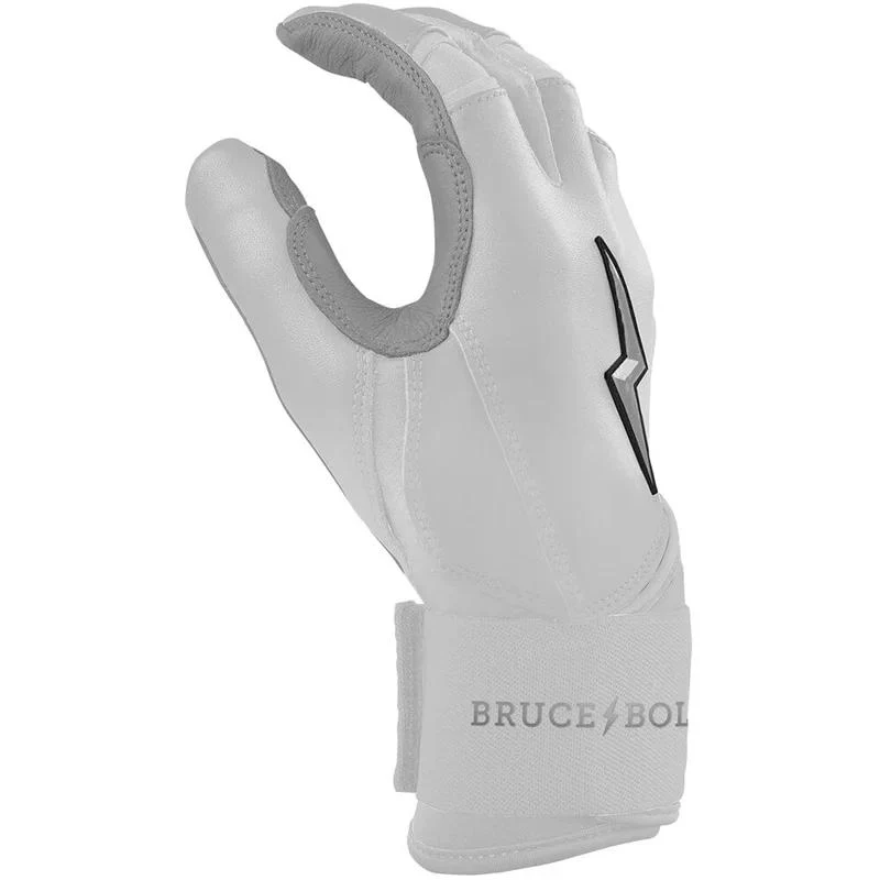 Bruce Bolt Chrome Series Long Cuff Senior Baseball Batting Gloves - Image 2