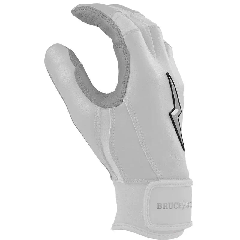 Bruce Bolt Chrome Series Short Cuff Senior Baseball Batting Gloves - Image 2