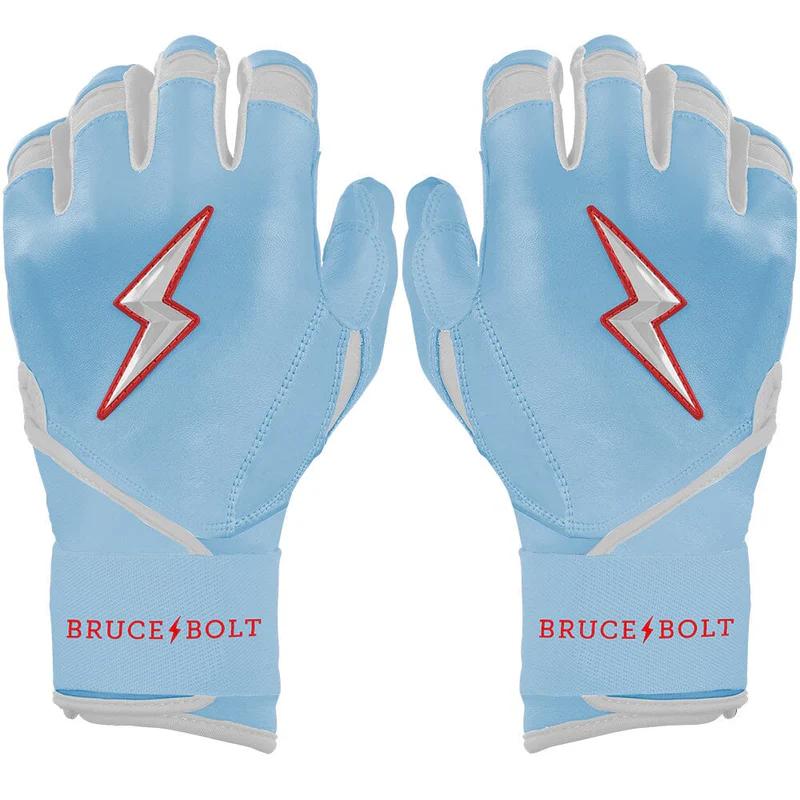Bruce Bolt Signature Series Long Cuff Youth Baseball Batting Gloves