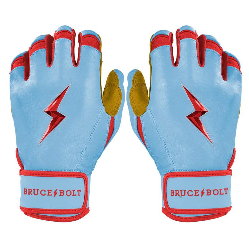 Bruce Bolt Signature Series Short Cuff Youth Baseball Batting Gloves