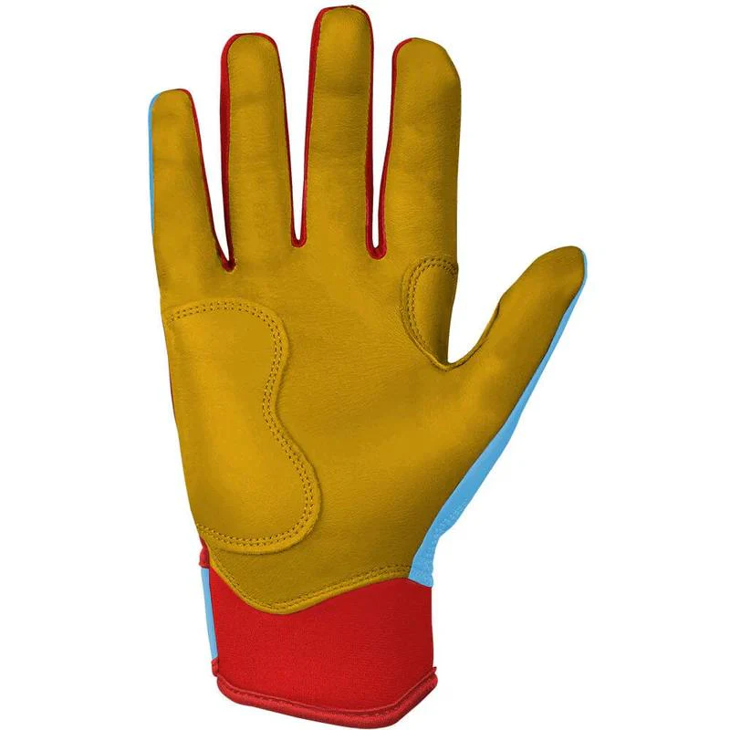 Bruce Bolt Signature Series Short Cuff Youth Baseball Batting Gloves - Image 3