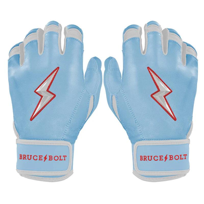 Bruce Bolt Signature Series Short Cuff Youth Baseball Batting Gloves - Image 5