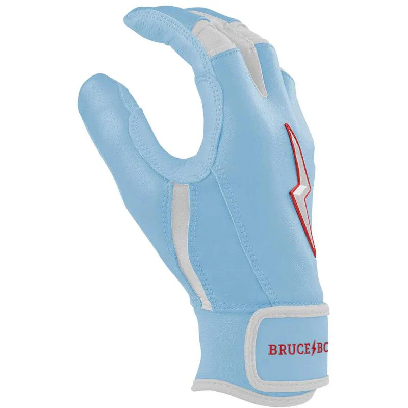 Bruce Bolt Signature Series Short Cuff Youth Baseball Batting Gloves - Image 6