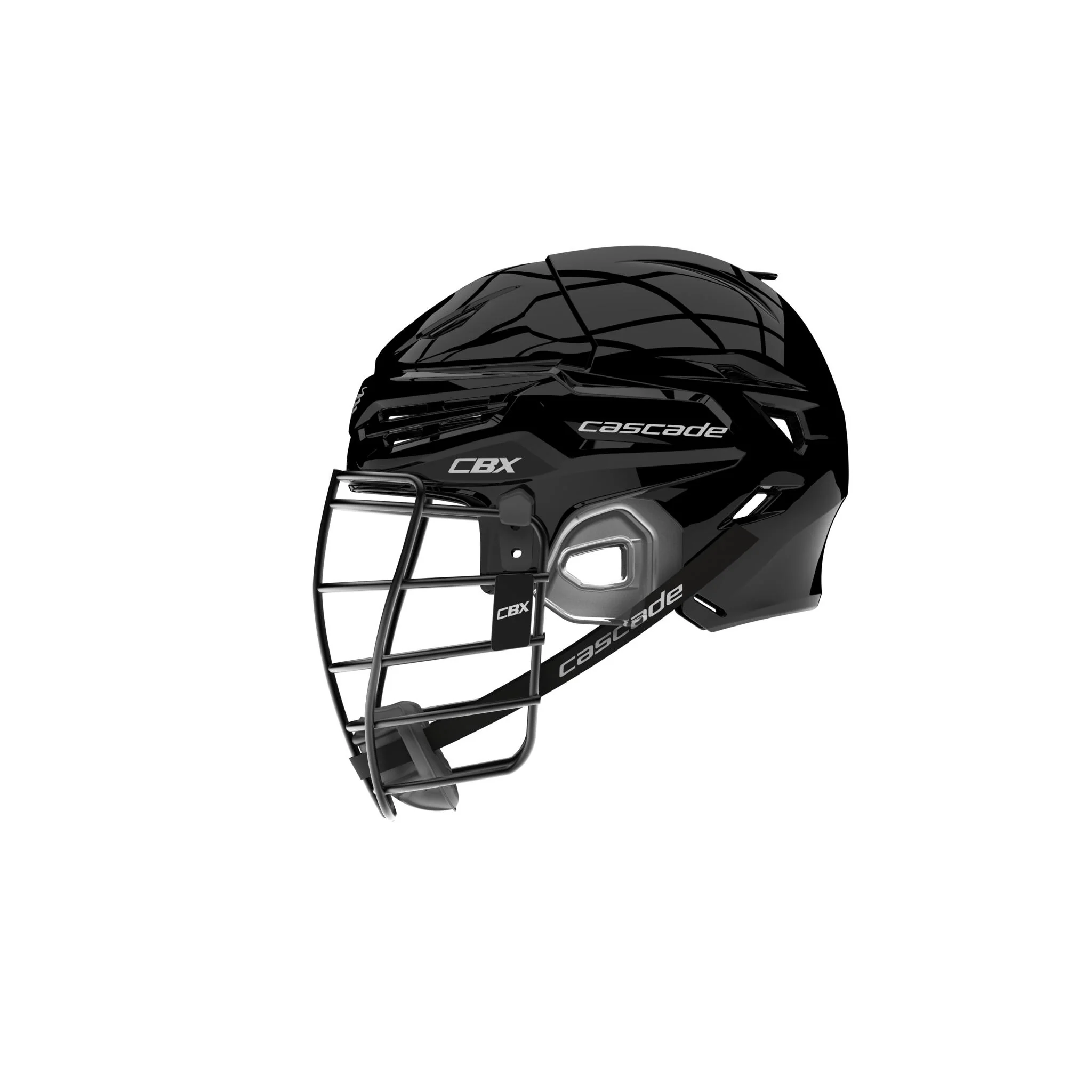 Cascade CBX Box Lacrosse Helmet - Black - Image 3
