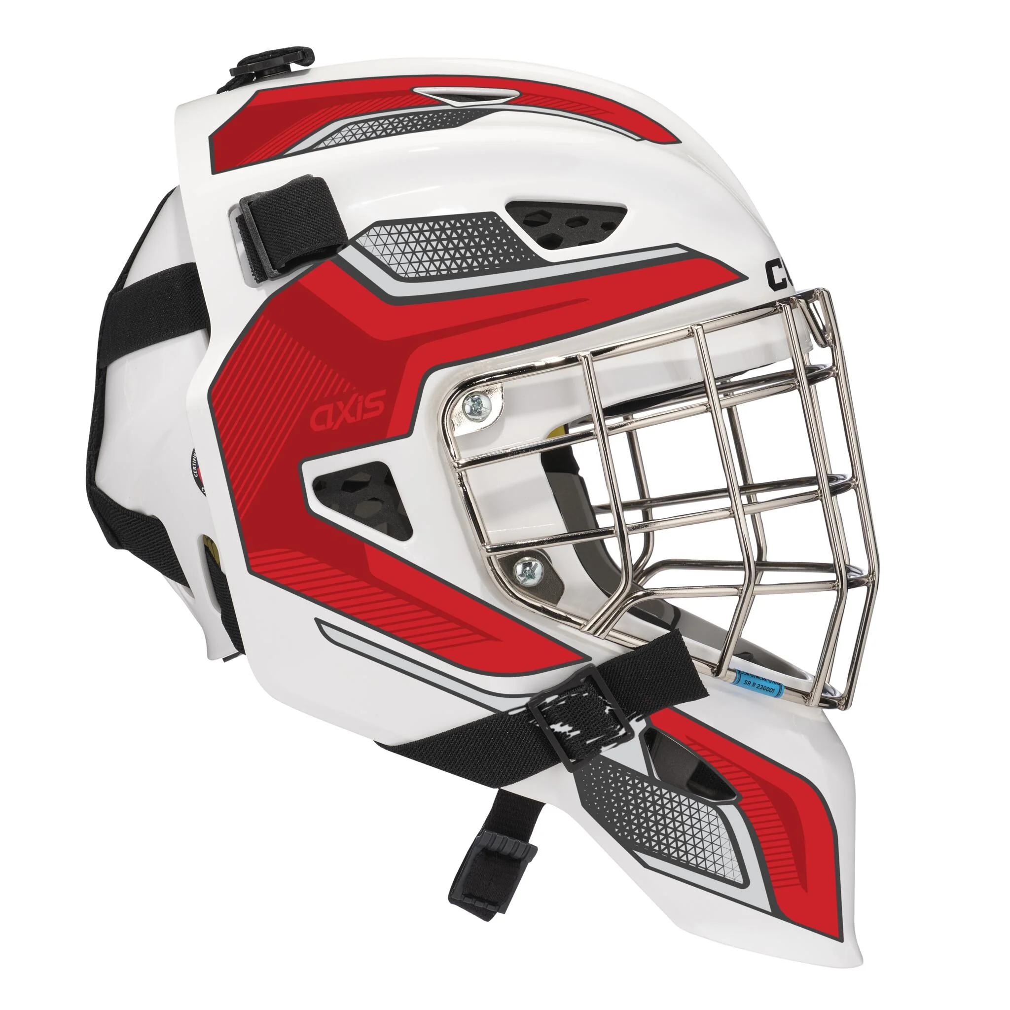 CCM Axis F5 Decal Youth Goalie Mask (2024) - Image 4
