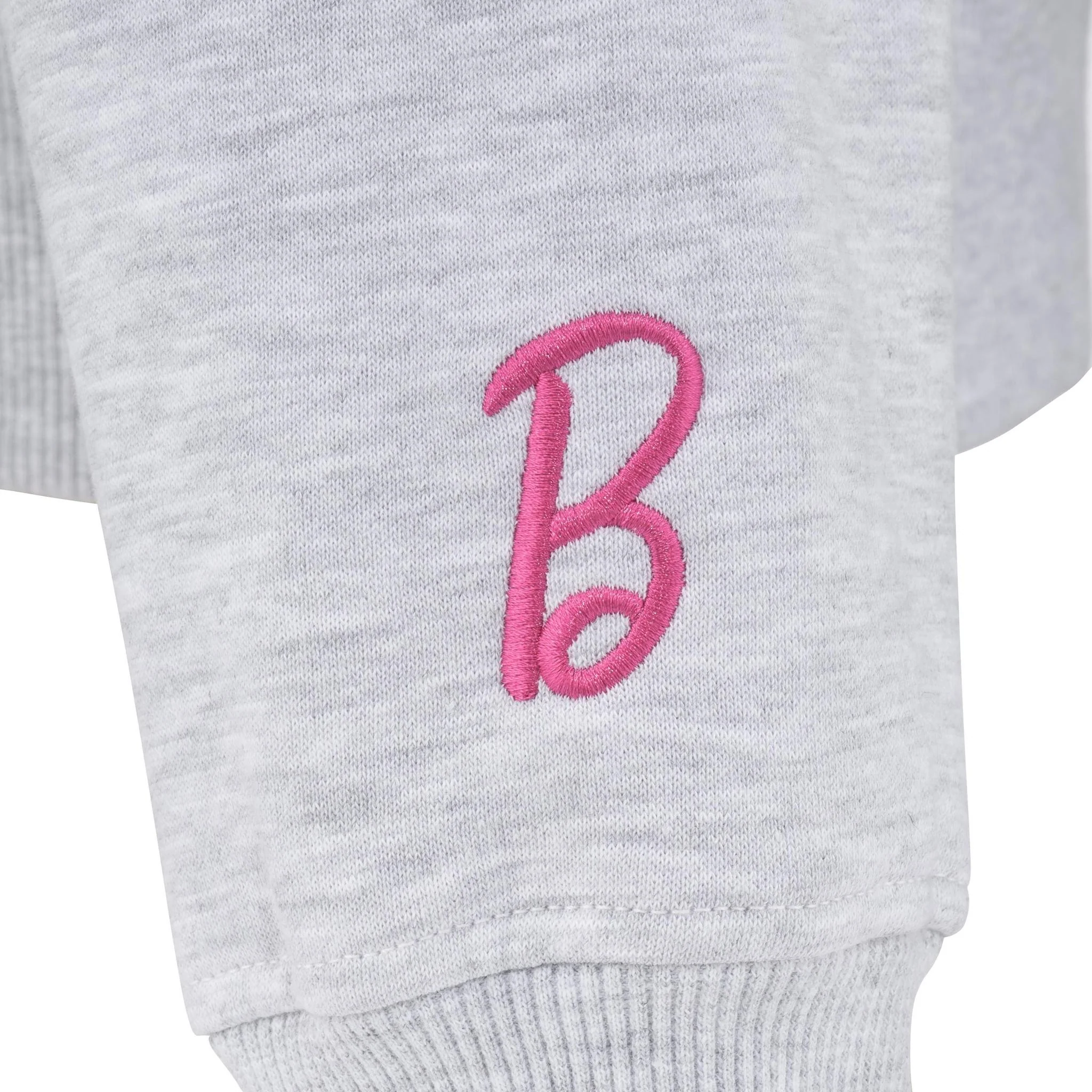 Barbie™ x CCM Grey Embroidered Youth Hoodie - Image 3