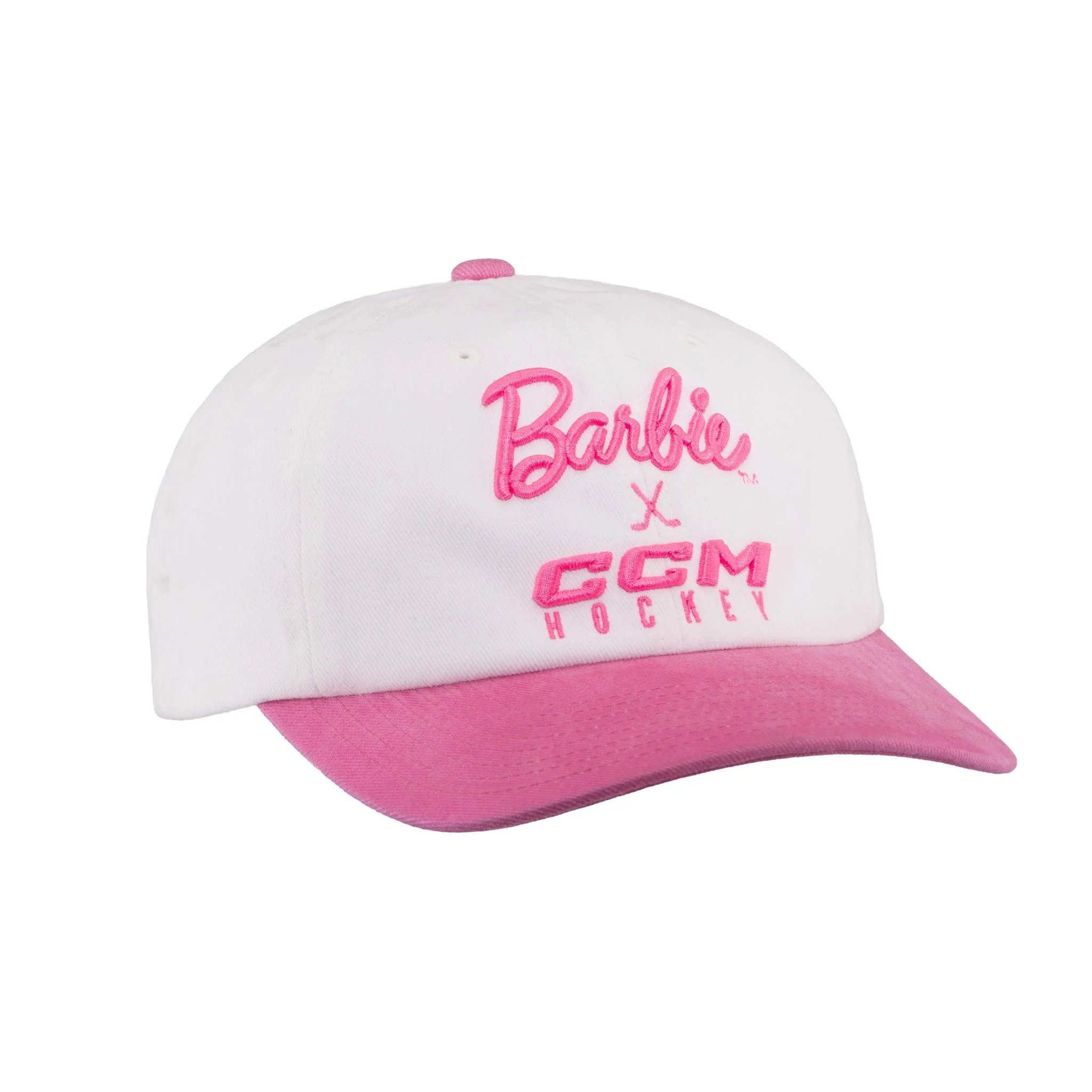Barbie™ x CCM White Slouch Adjustable Cap - Image 2