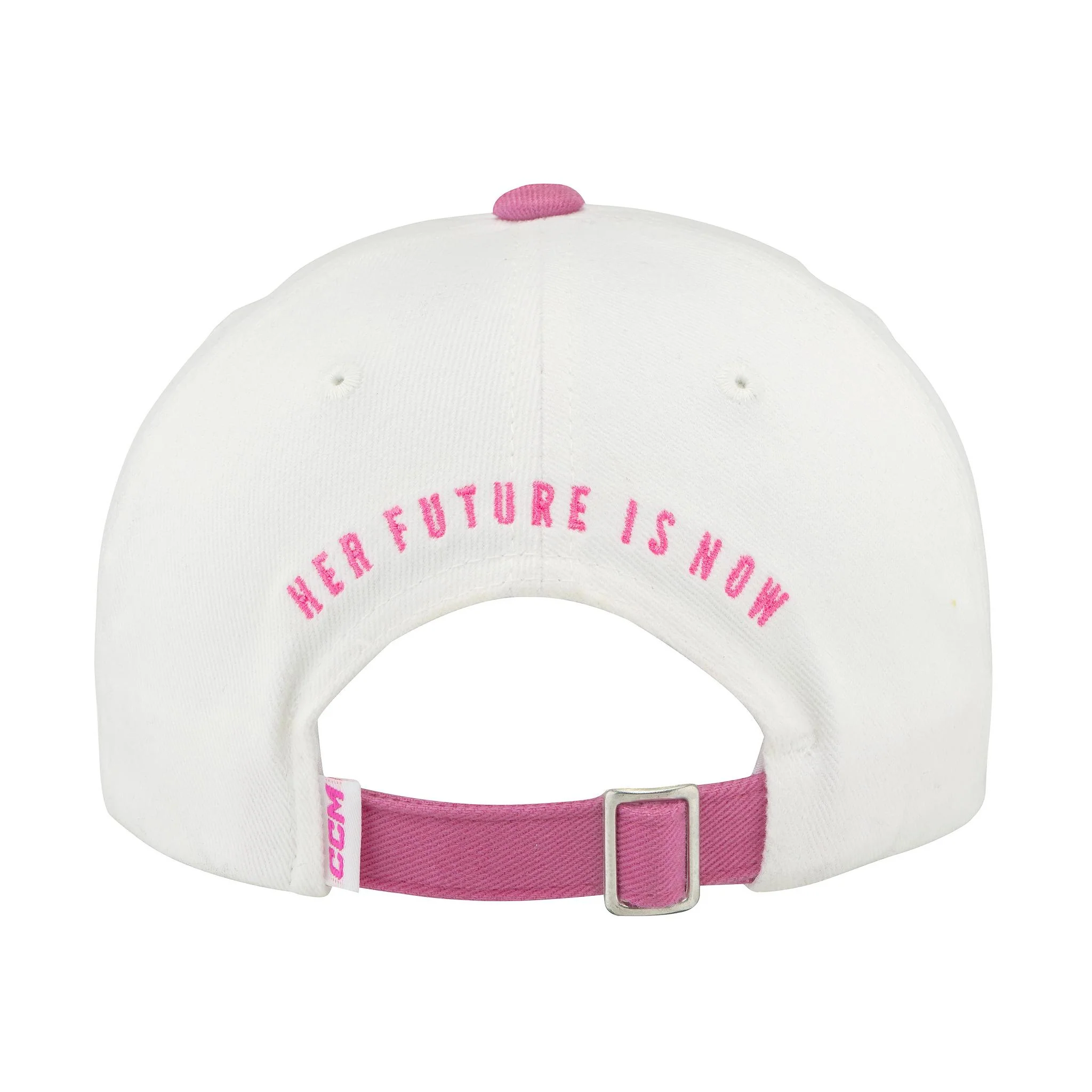 Barbie™ x CCM White Slouch Adjustable Youth Cap - Image 3