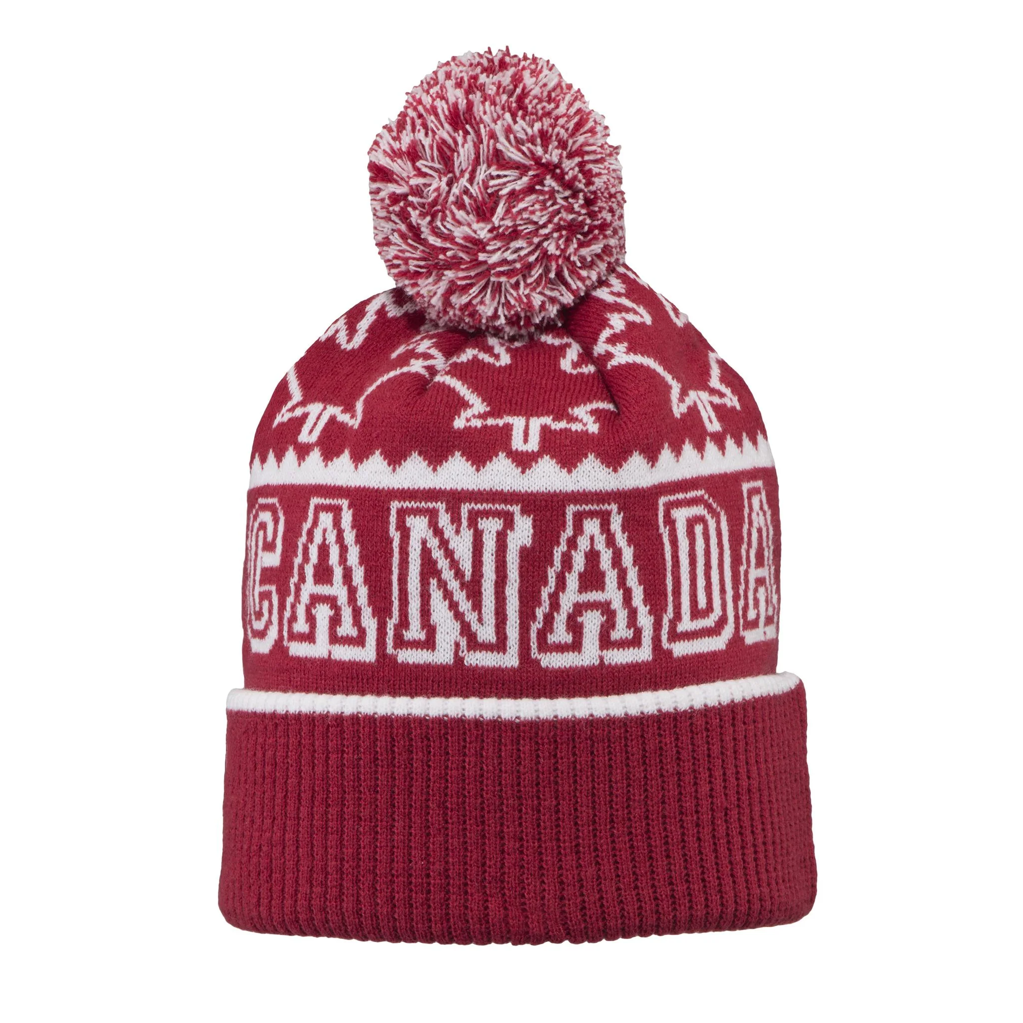 CCM Canada Pom Adult Knit Hat - Image 2