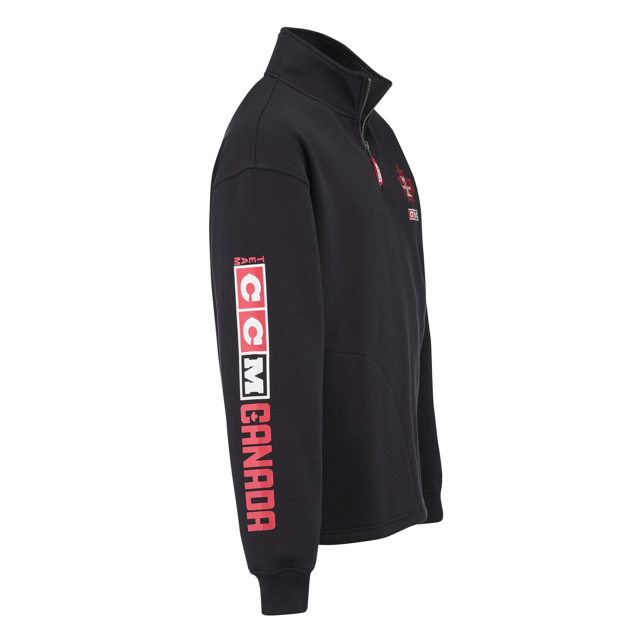 CCM Canada Quarter Zip Adult Sweater - Image 3