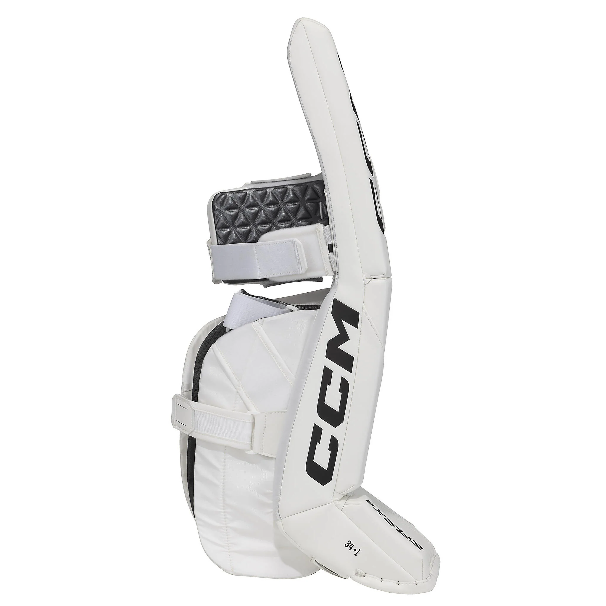 CCM EFLEX 6 Senior Goalie Pads (2023) - White - Image 2