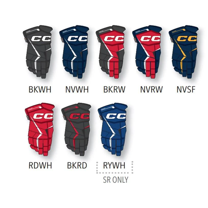 CCM JetSpeed FT6 Junior Hockey Gloves (2023) - Image 5