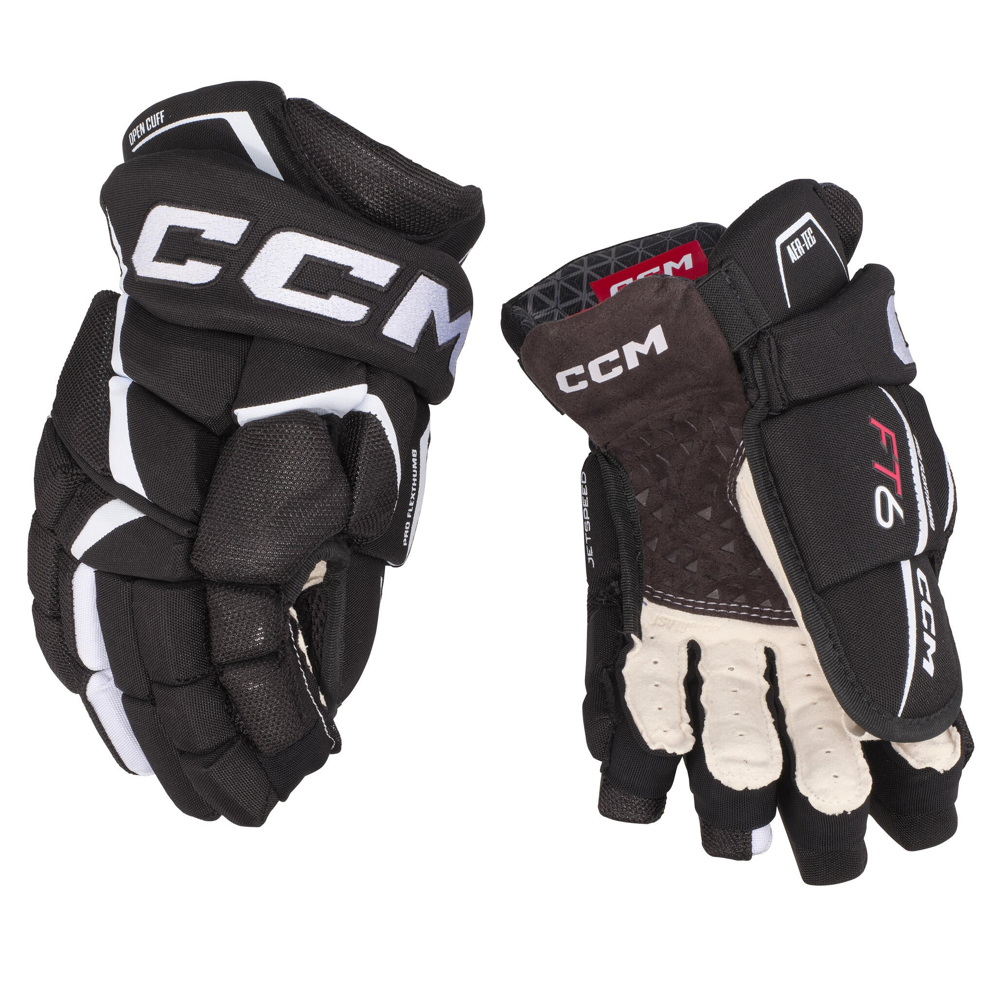 CCM JetSpeed FT6 Junior Hockey Gloves (2023) - Image 8