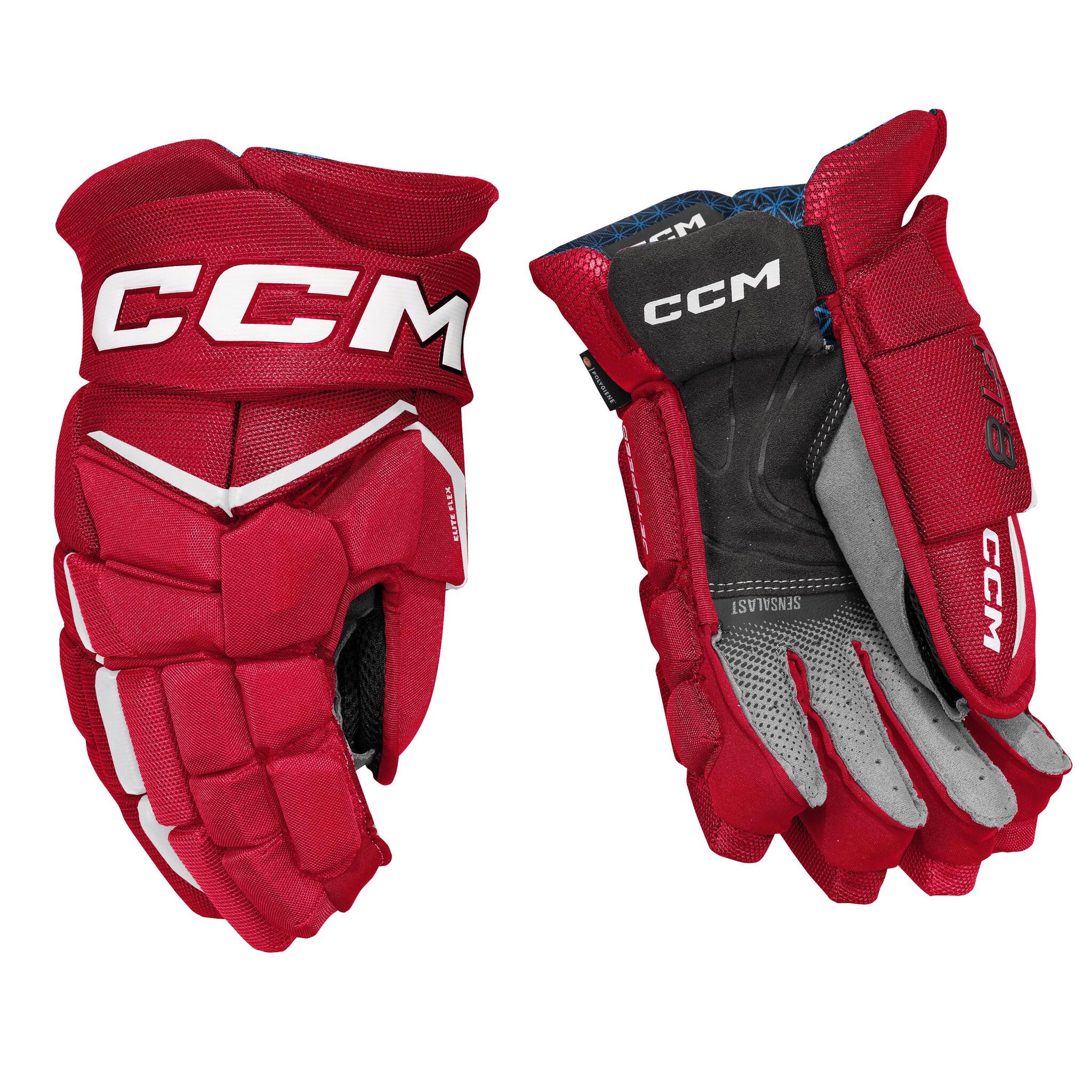 CCM JetSpeed FT8 Junior Hockey Gloves (2025) - Image 8