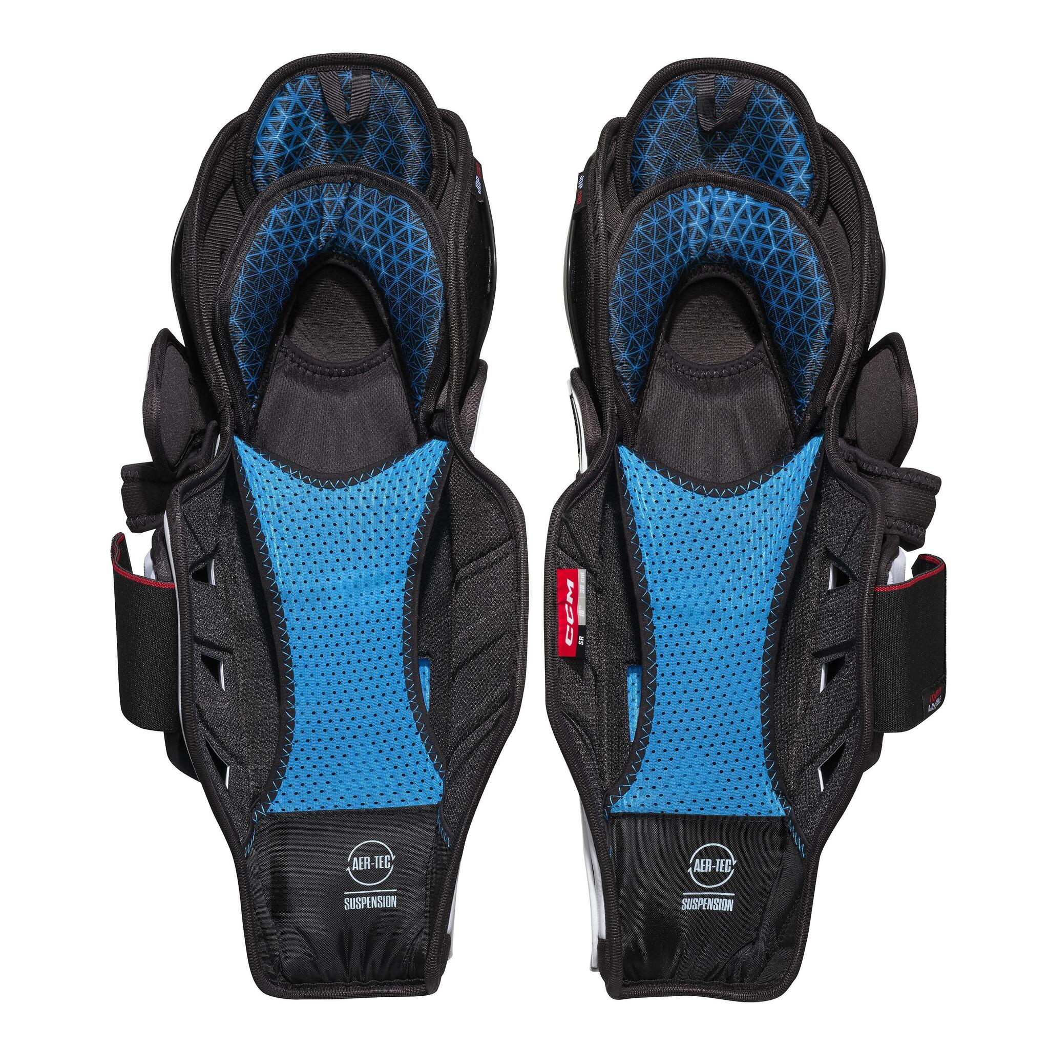 CCM JetSpeed FT8 Junior Hockey Shin Guards (2025) - Image 2