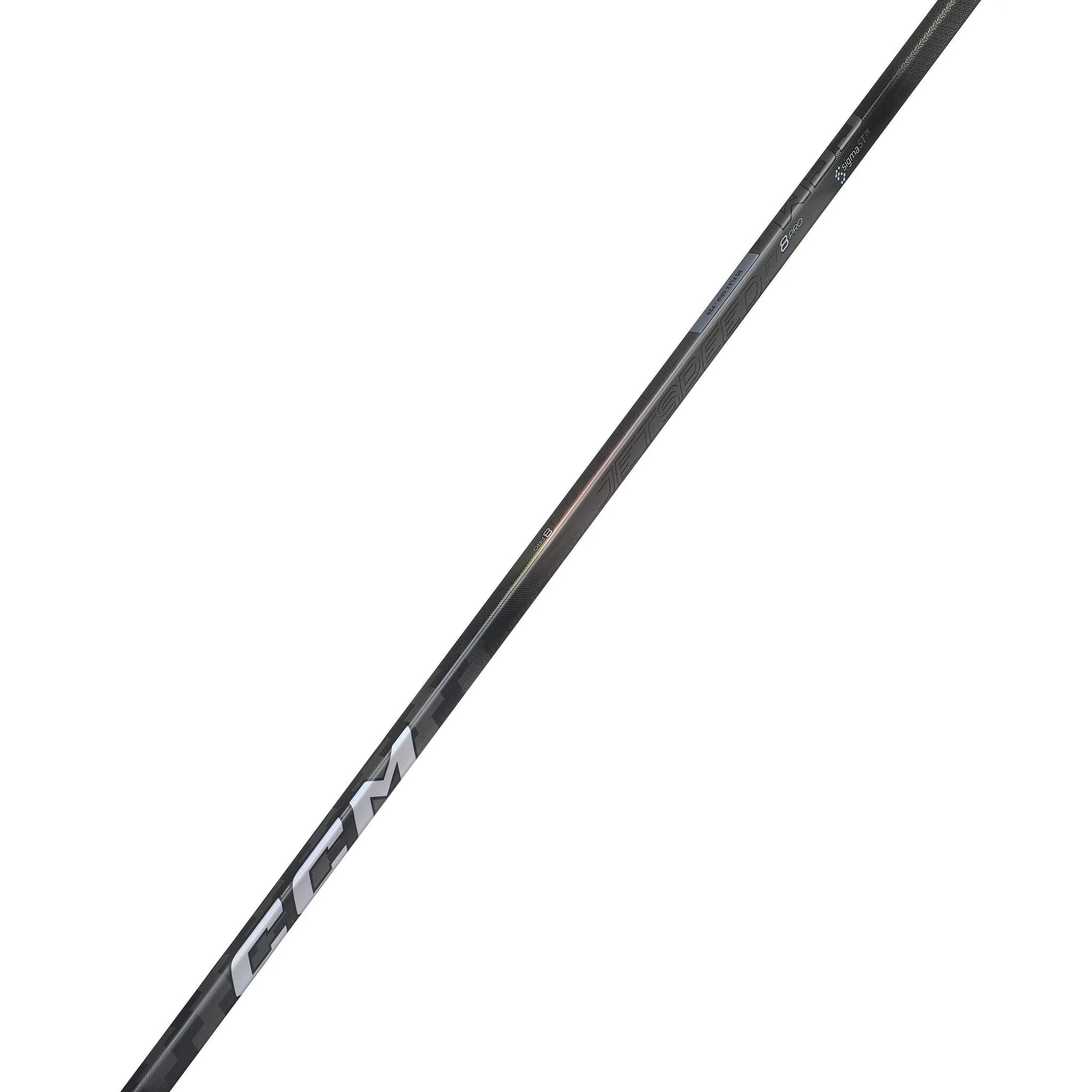CCM JetSpeed FT8 Pro Charcoal Junior Hockey Stick (2025) - Image 8