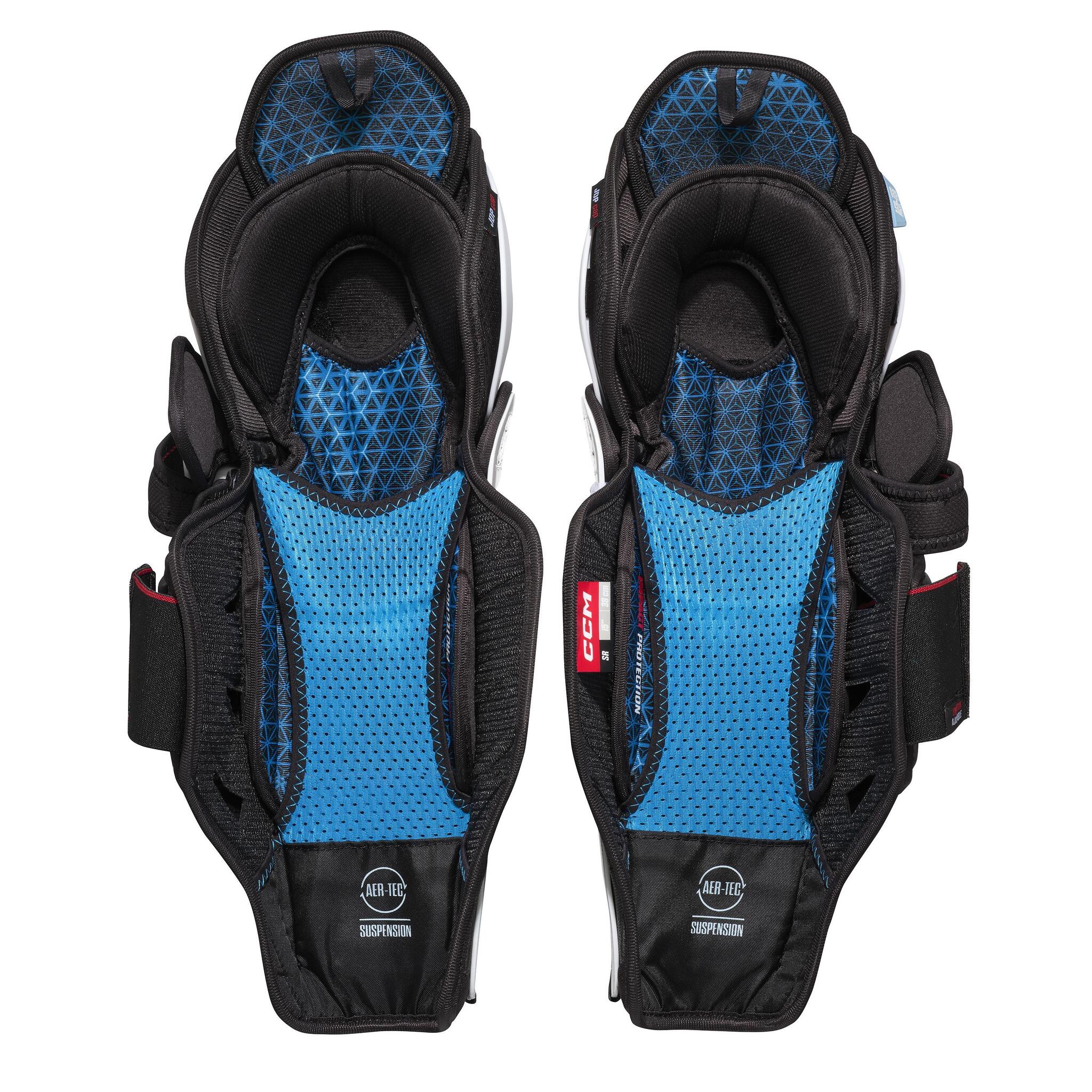 CCM JetSpeed FT8 Pro Senior Hockey Shin Guards (2025) - Image 2