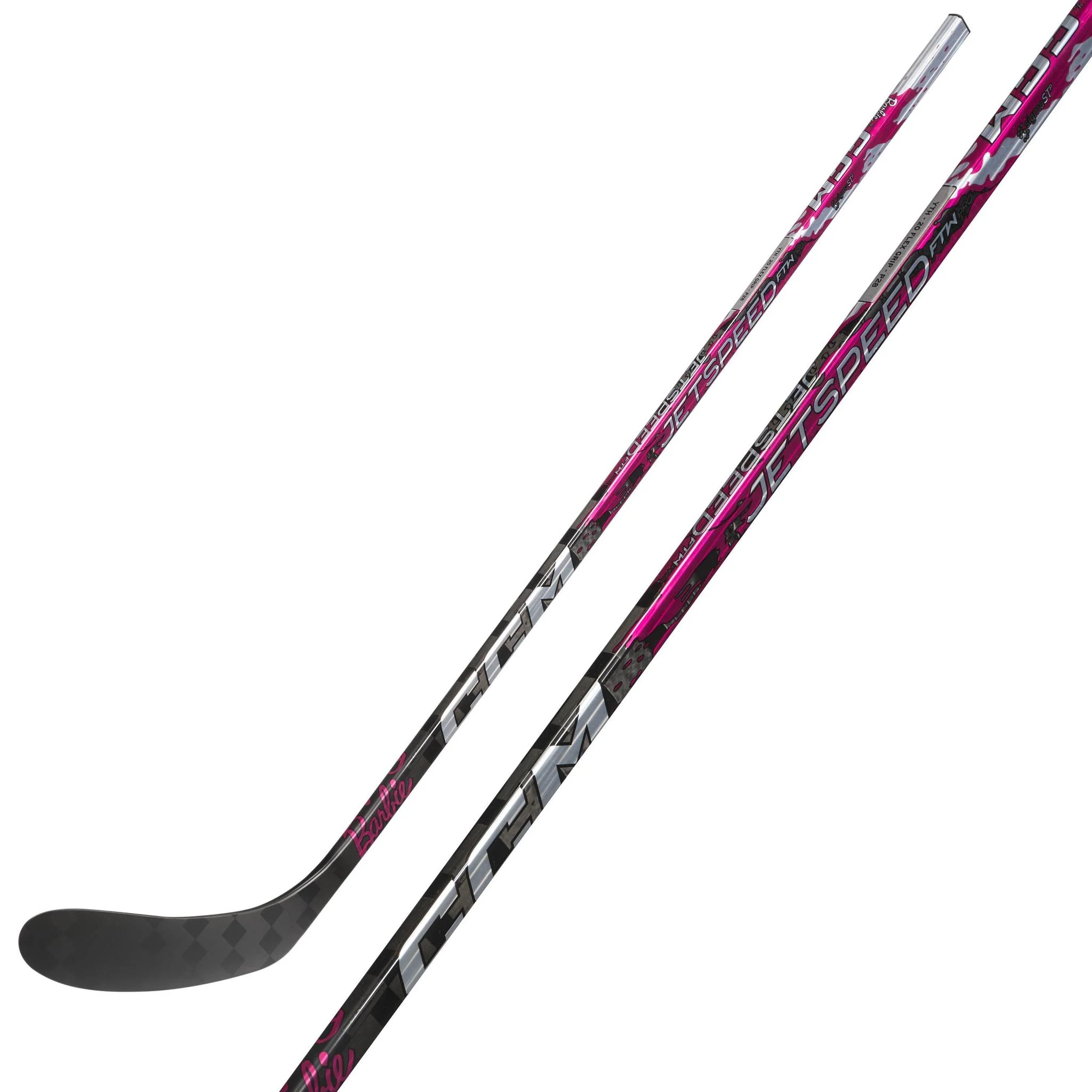 CCM JetSpeed FTW Pro Barbie™ Edition Youth Hockey Stick (2026) - Image 9