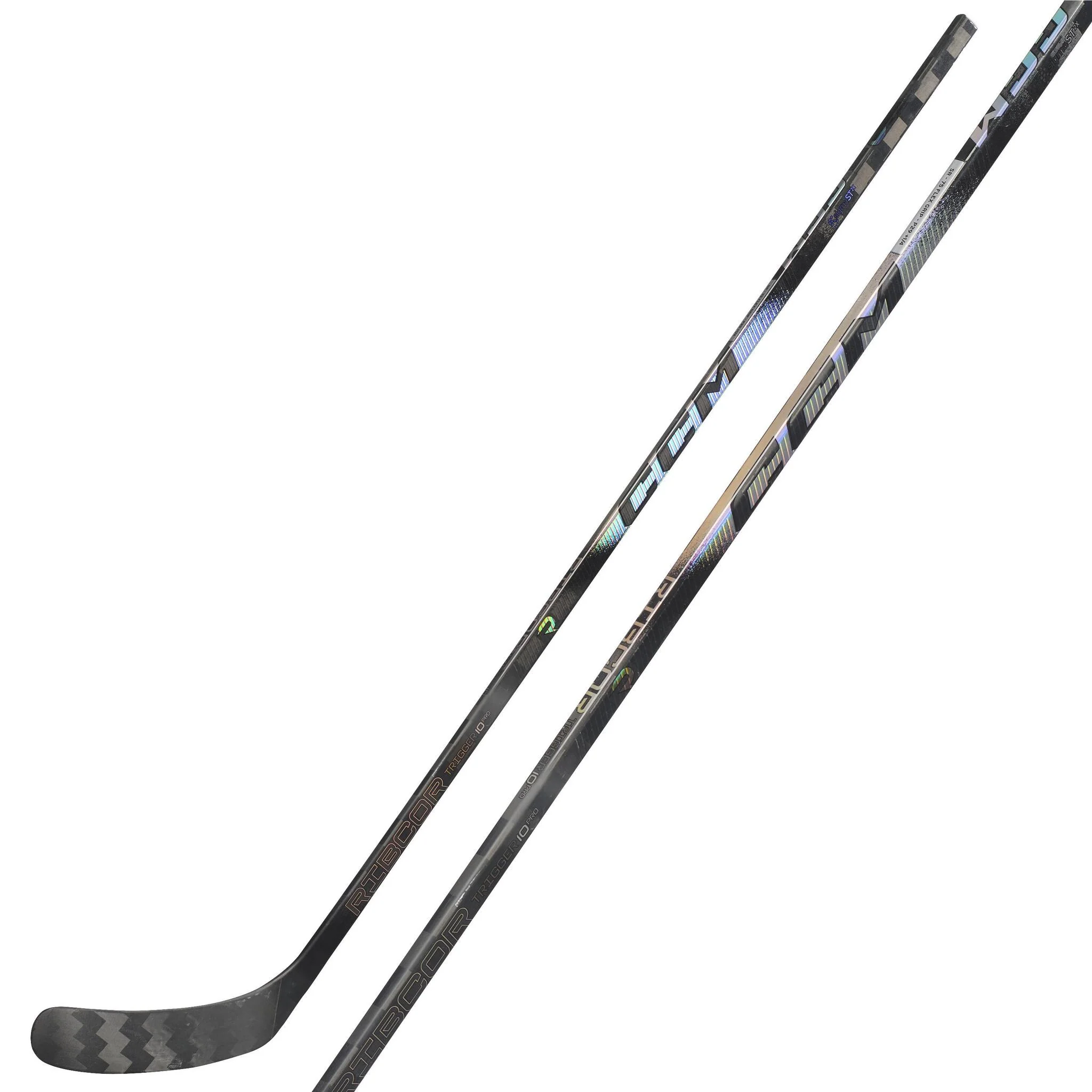 CCM Ribcor Trigger 10 Pro Chrome Junior Hockey Stick (2025) - Image 8