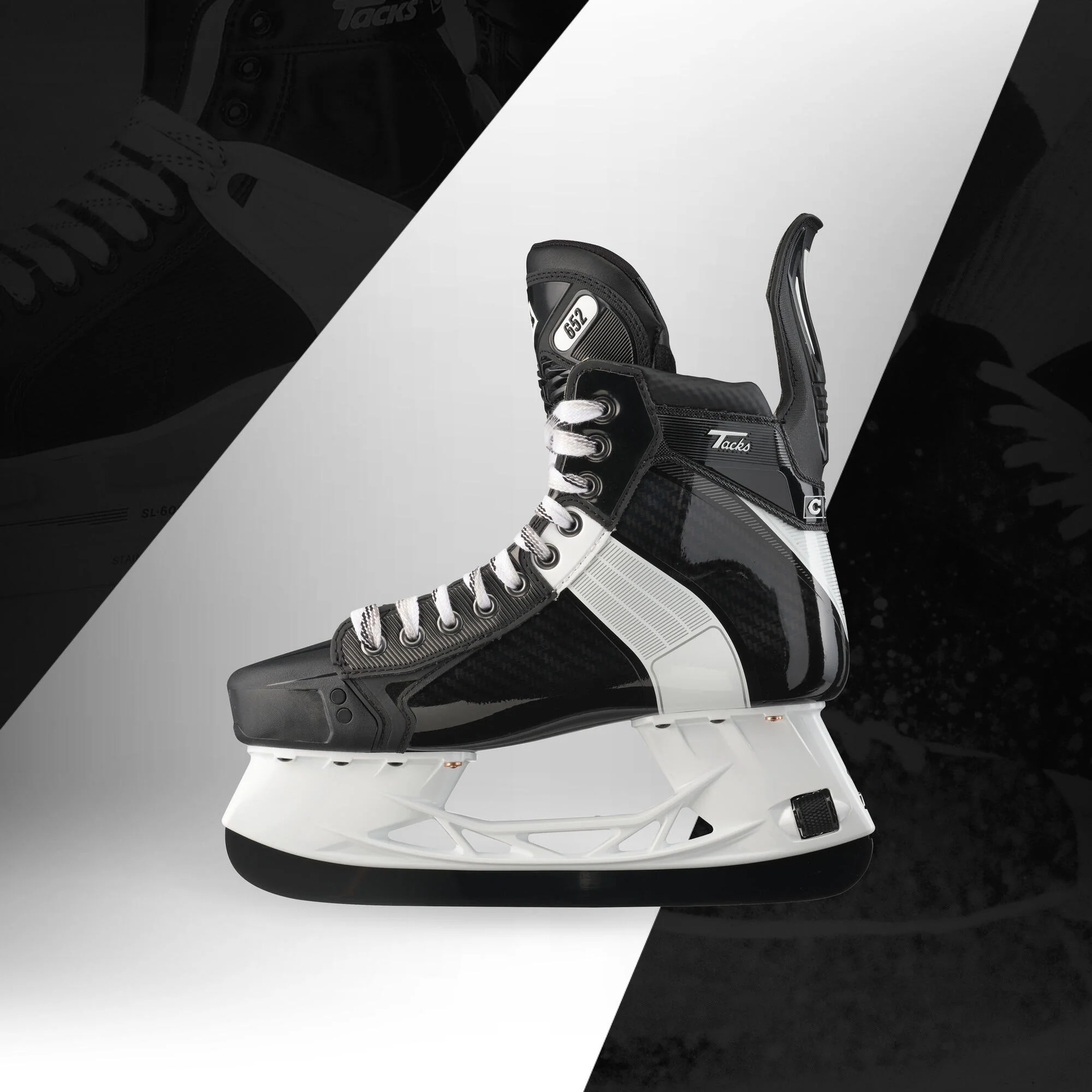 CCM Tacks 652 Pro Intermediate Hockey Skates - Image 9