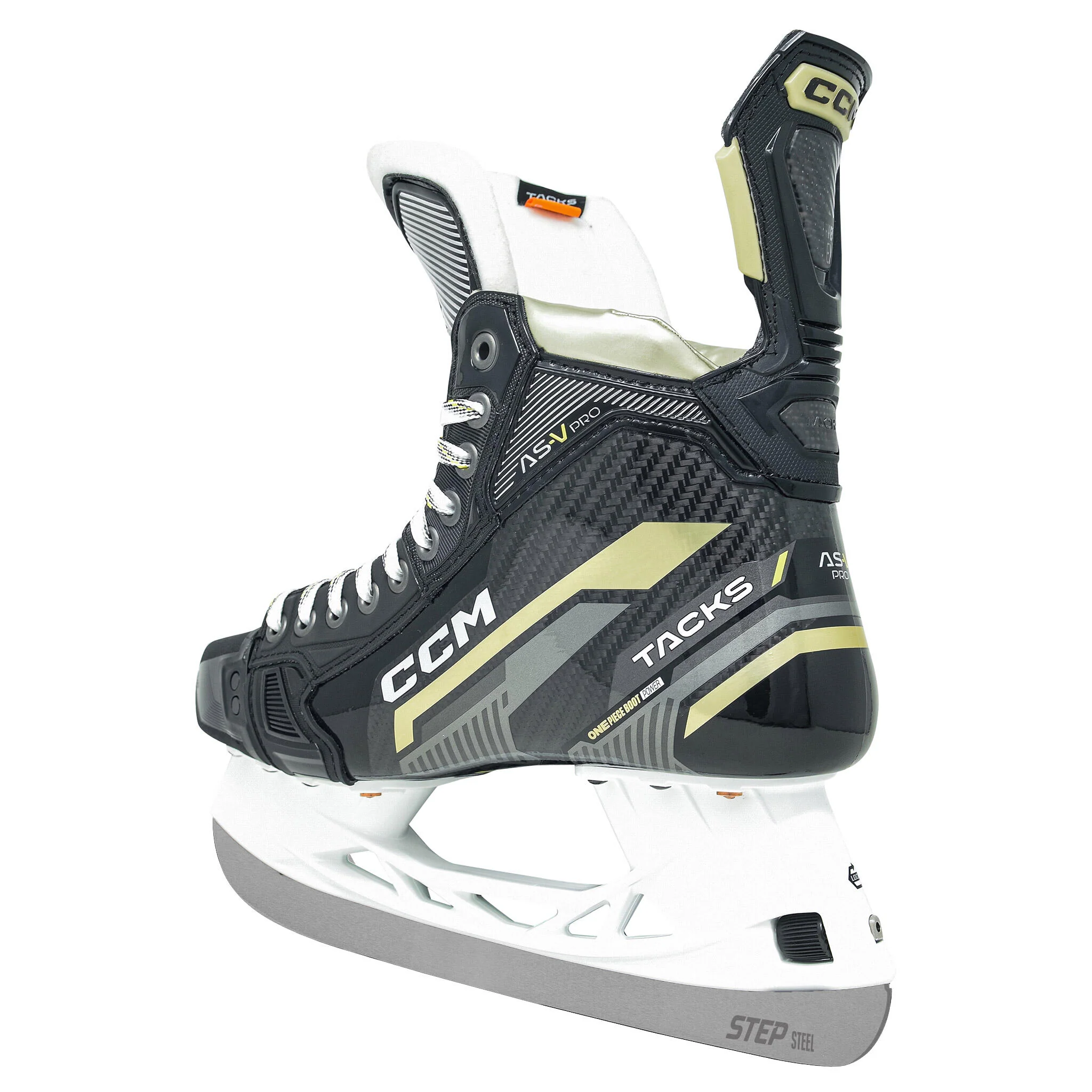 CCM Tacks AS-V Pro Intermediate Hockey Skates (2022) with Step Steel - Image 3