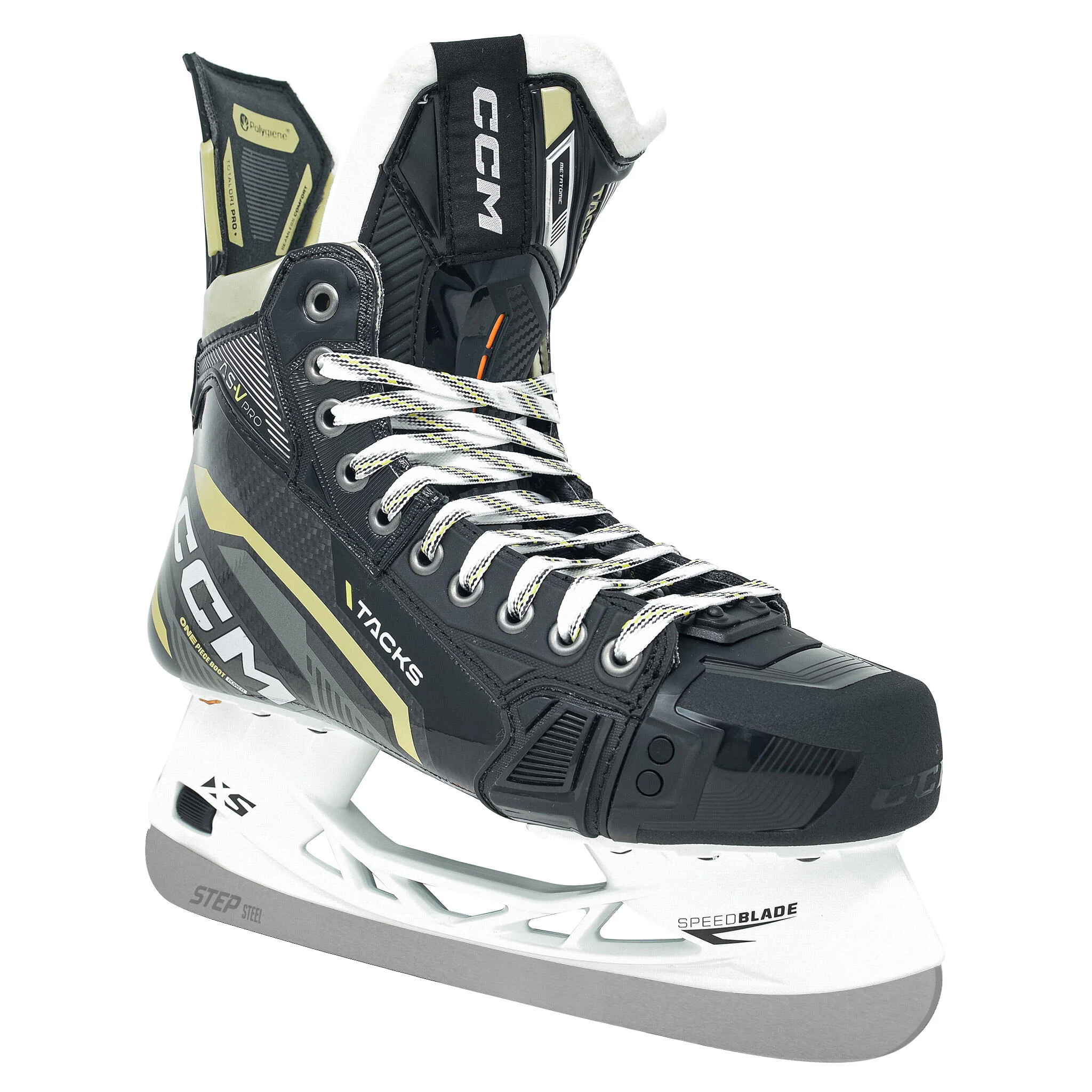 CCM Tacks AS-V Pro Intermediate Hockey Skates (2022) with Step Steel - Image 4