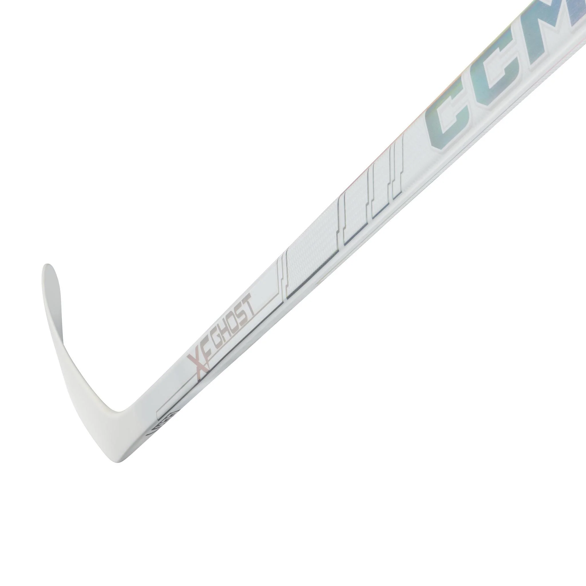 CCM Tacks XF Ghost White Junior Hockey Stick (2025) - Image 7