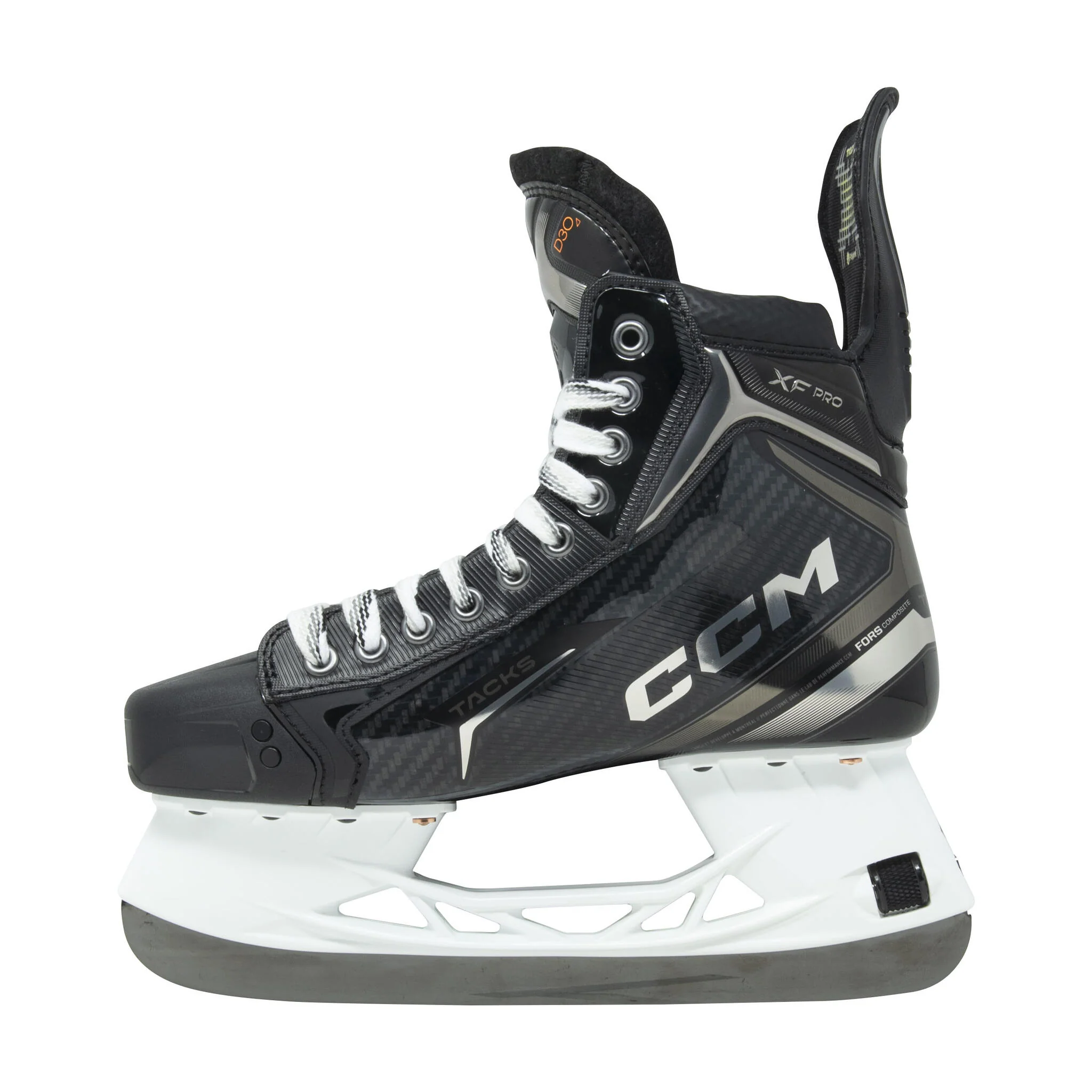 CCM Tacks XF Pro Intermediate Hockey Skates (2024) With Step Blacksteel - Image 2
