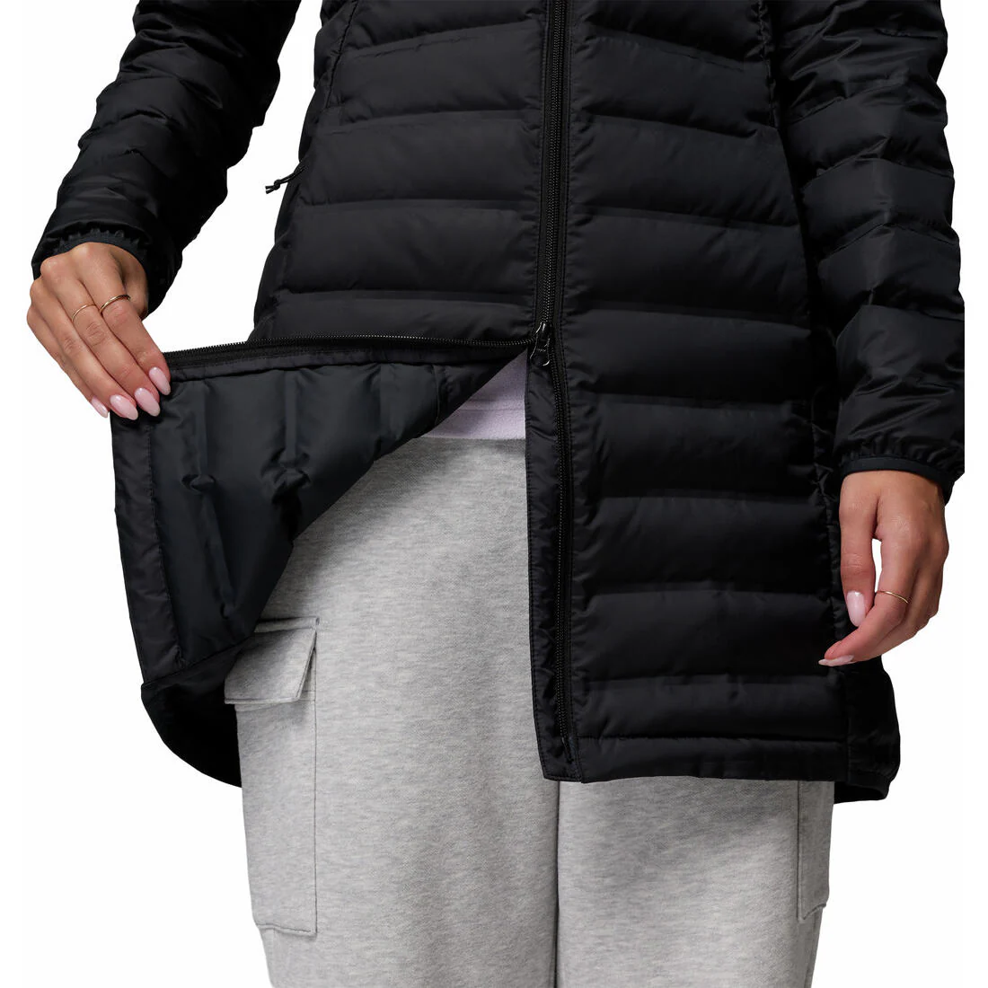 Columbia Lake 22 II Down Long Women's Hooded Jacket - Image 3