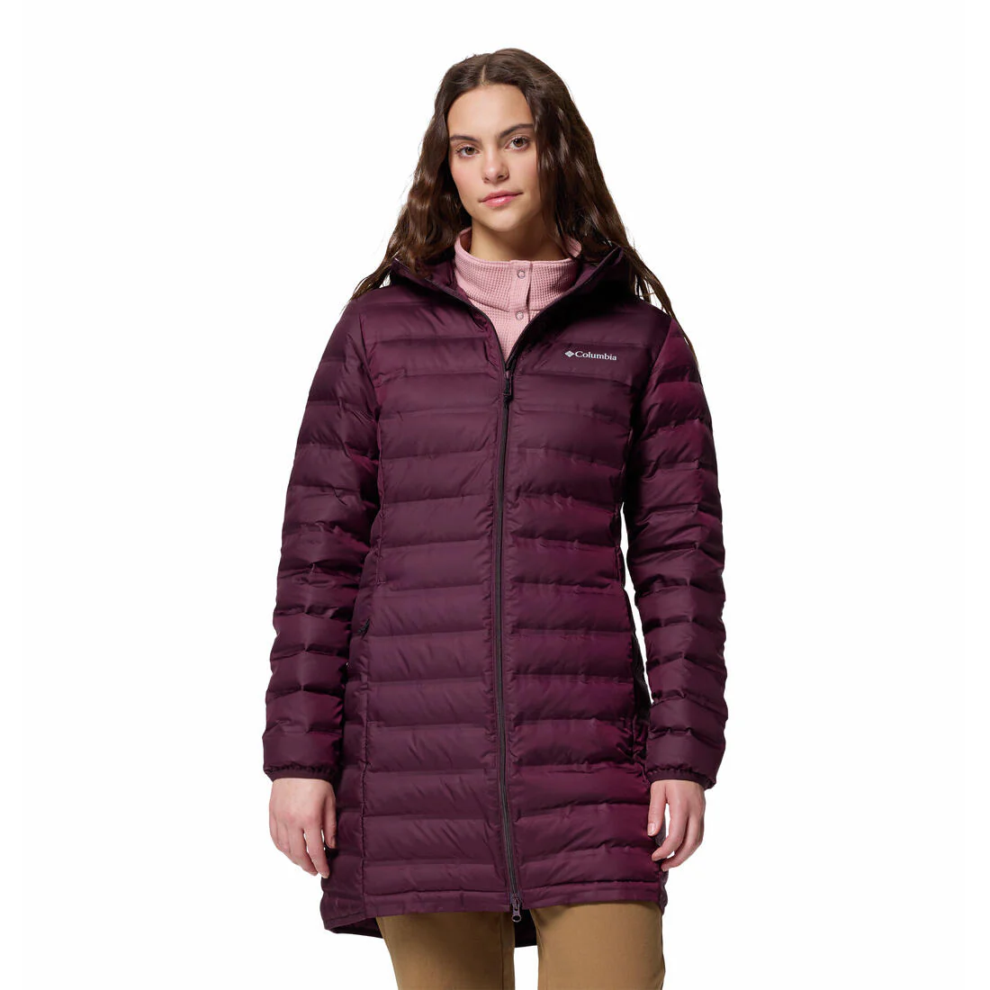 Columbia Lake 22 II Down Long Women's Hooded Jacket - Image 6