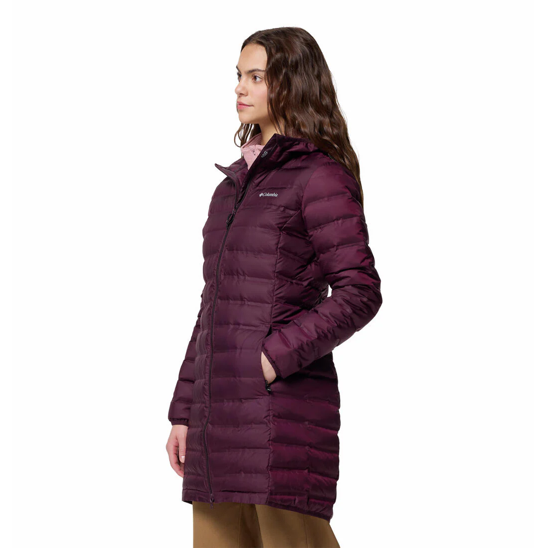 Columbia Lake 22 II Down Long Women's Hooded Jacket - Image 7