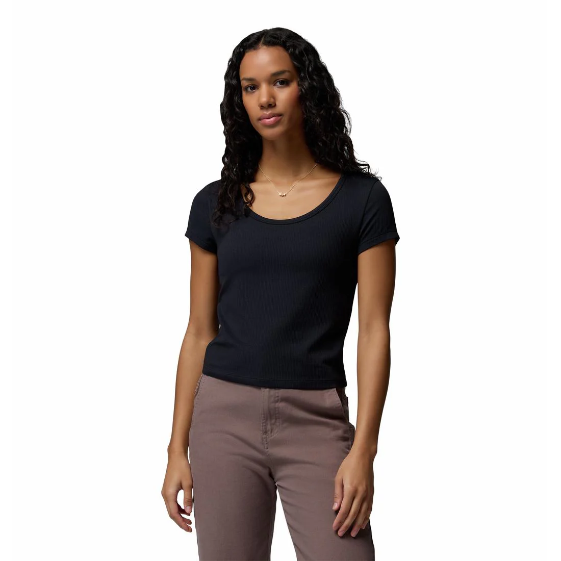 Columbia Pinetown Canyon Rib Short Sleeve Women's T-Shirt