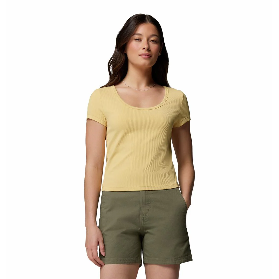 Columbia Pinetown Canyon Rib Short Sleeve Women's T-Shirt - Image 4