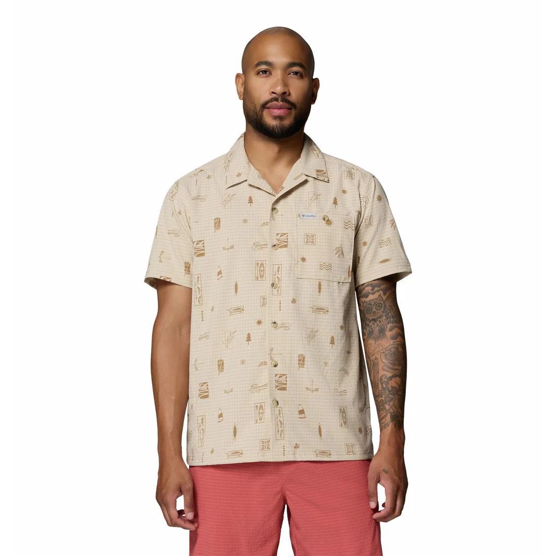 Columbia Utilizer Print Men's Camp Shirt - Image 3