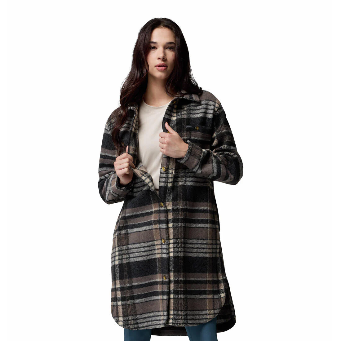 Columbia Wildest Venture Women's Long Fleece Coat - Image 2